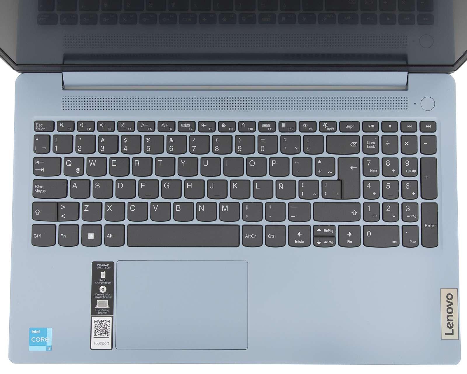 Foto 6 pulgar | Foto 5 | Laptop Lenovo Ideapad Slim 3 15.6" Windows 11 Intel Core i3 8 GB RAM 256 SSD Azul