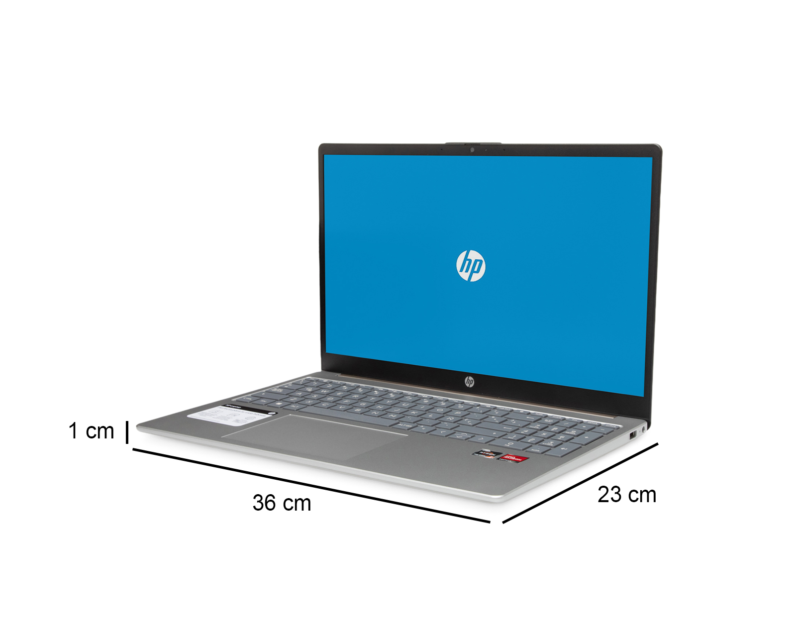 Foto 7 | Foto 7 | Laptop HP 15-FC0000LA 15.6" AMD Ryzen 3-7320u 8 GB RAM 512 SSD Dorado
