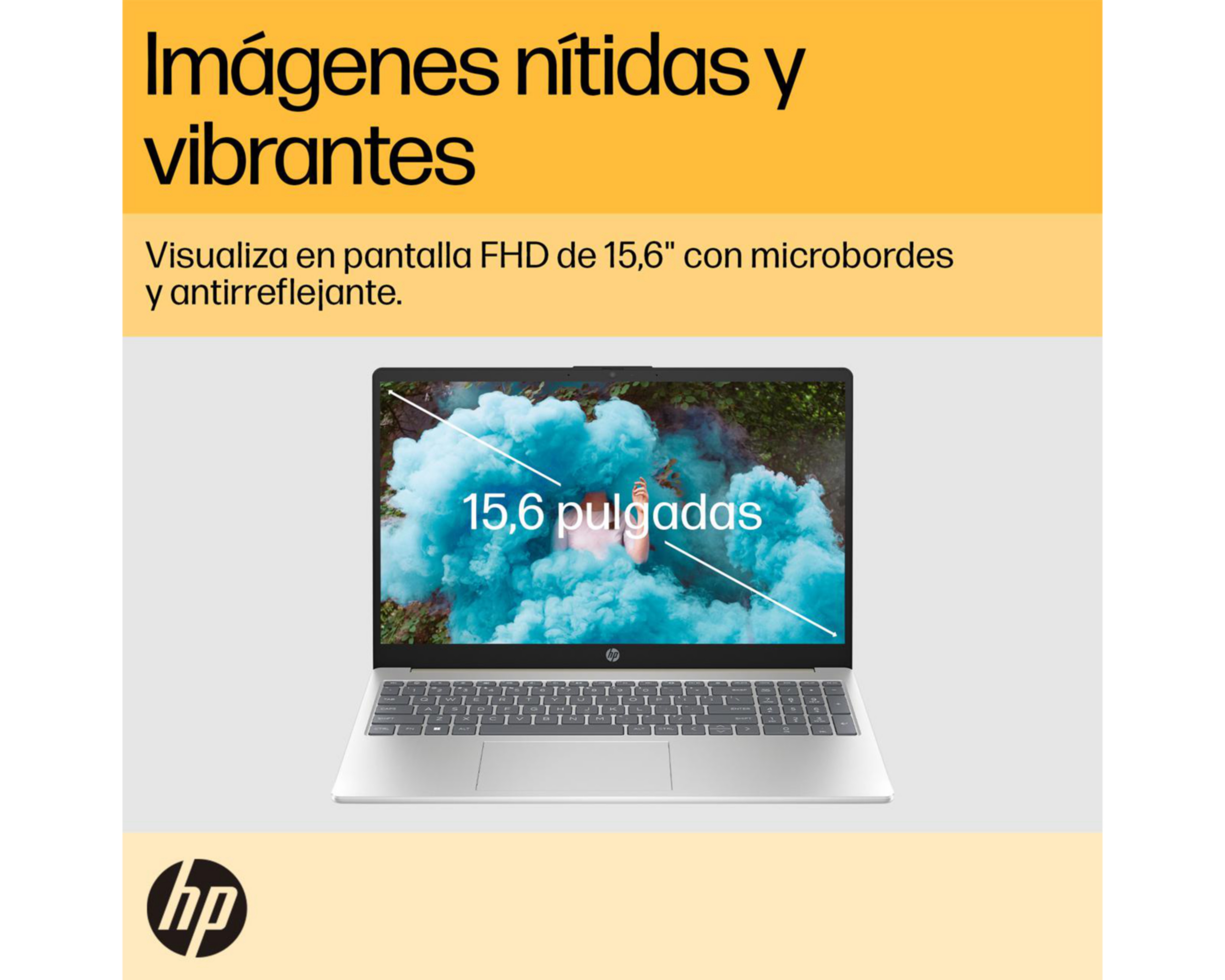 Foto 8 | Foto 8 | Laptop HP 15-FC0000LA 15.6" AMD Ryzen 3-7320u 8 GB RAM 512 SSD Dorado