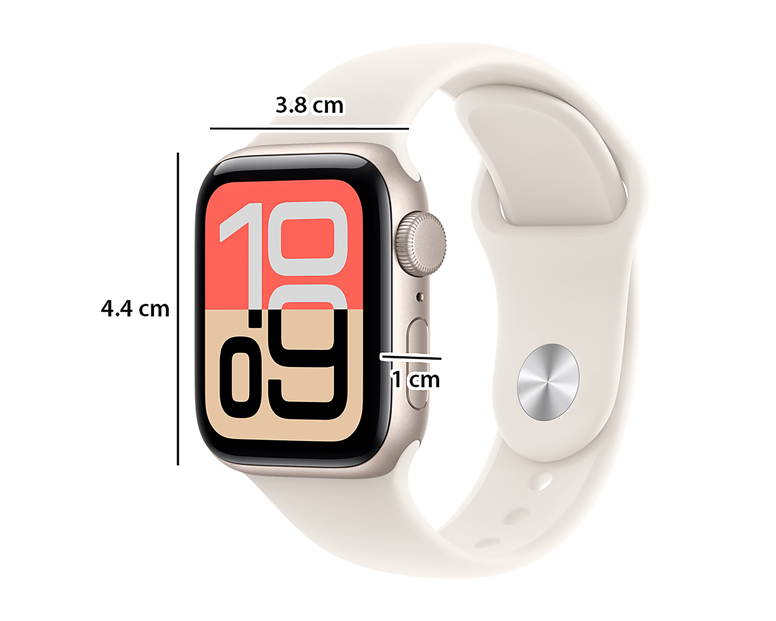 Foto 10 | Foto 10 | Apple Watch SE 3 44 mm Blanco Estelar