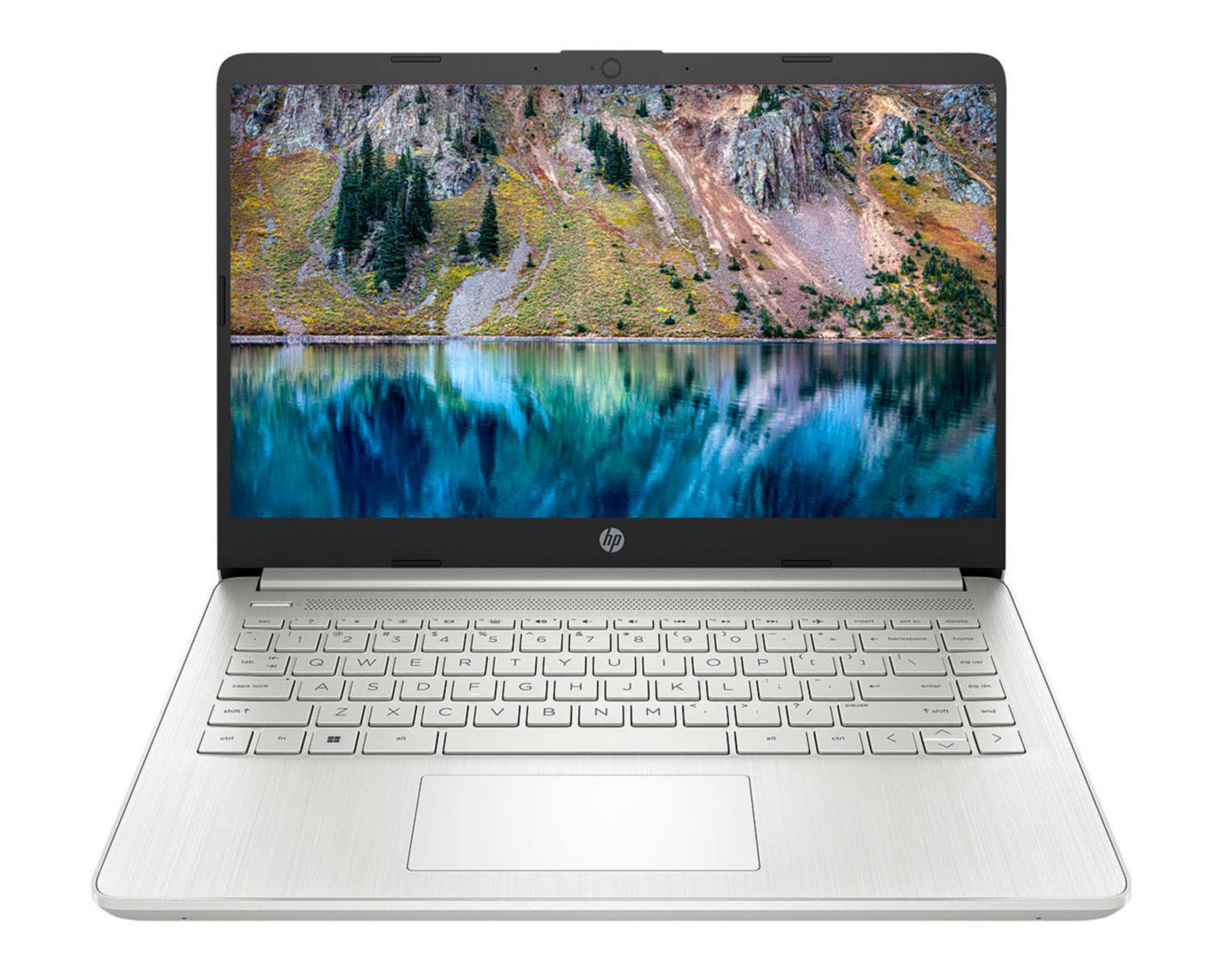 Laptop HP 14-DQ0527LA 14" Intel Celeron n4120 quad 8 GB RAM de 256 GB SSD Plata