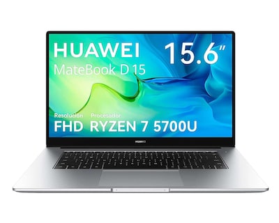 Foto 1 | Foto 1 | Laptop Huawei Matebook D15 15.6" Windows 11 AMD Ryzen 7 16 GB RAM 512 GB SSD Plata