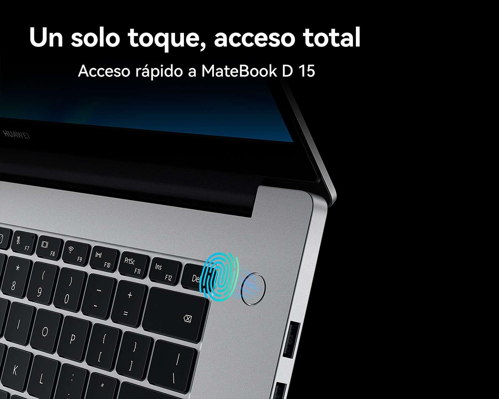 Foto 4 pulgar | Foto 3 | Laptop Huawei Matebook D15 15.6" Windows 11 AMD Ryzen 7 16 GB RAM 512 GB SSD Plata