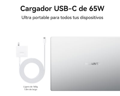 Foto 6 | Foto 6 | Laptop Huawei Matebook D15 15.6" Windows 11 AMD Ryzen 7 16 GB RAM 512 GB SSD Plata