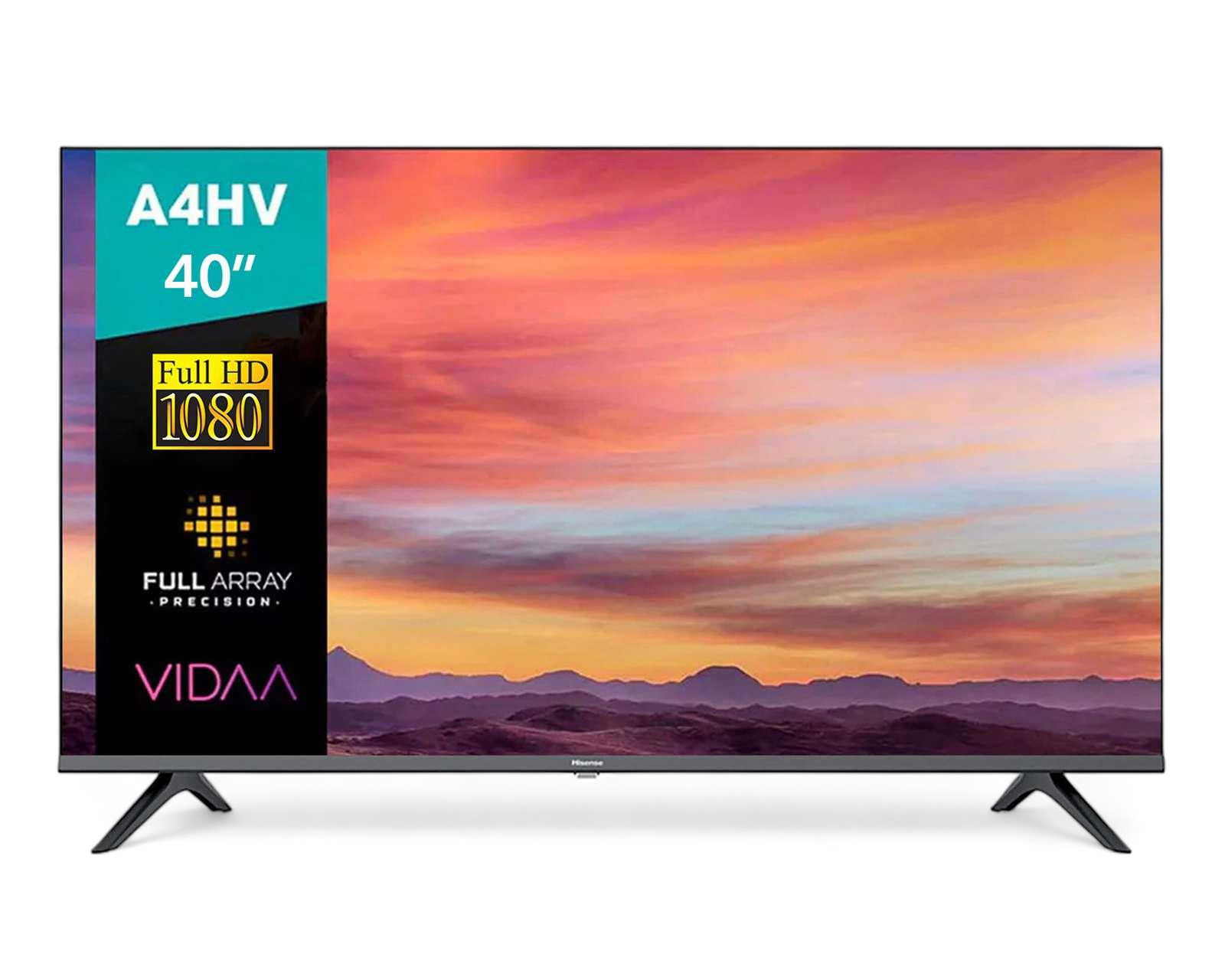 Pantalla LED Hisense 40 Pulgadas Full HD Smart TV 40A4HV