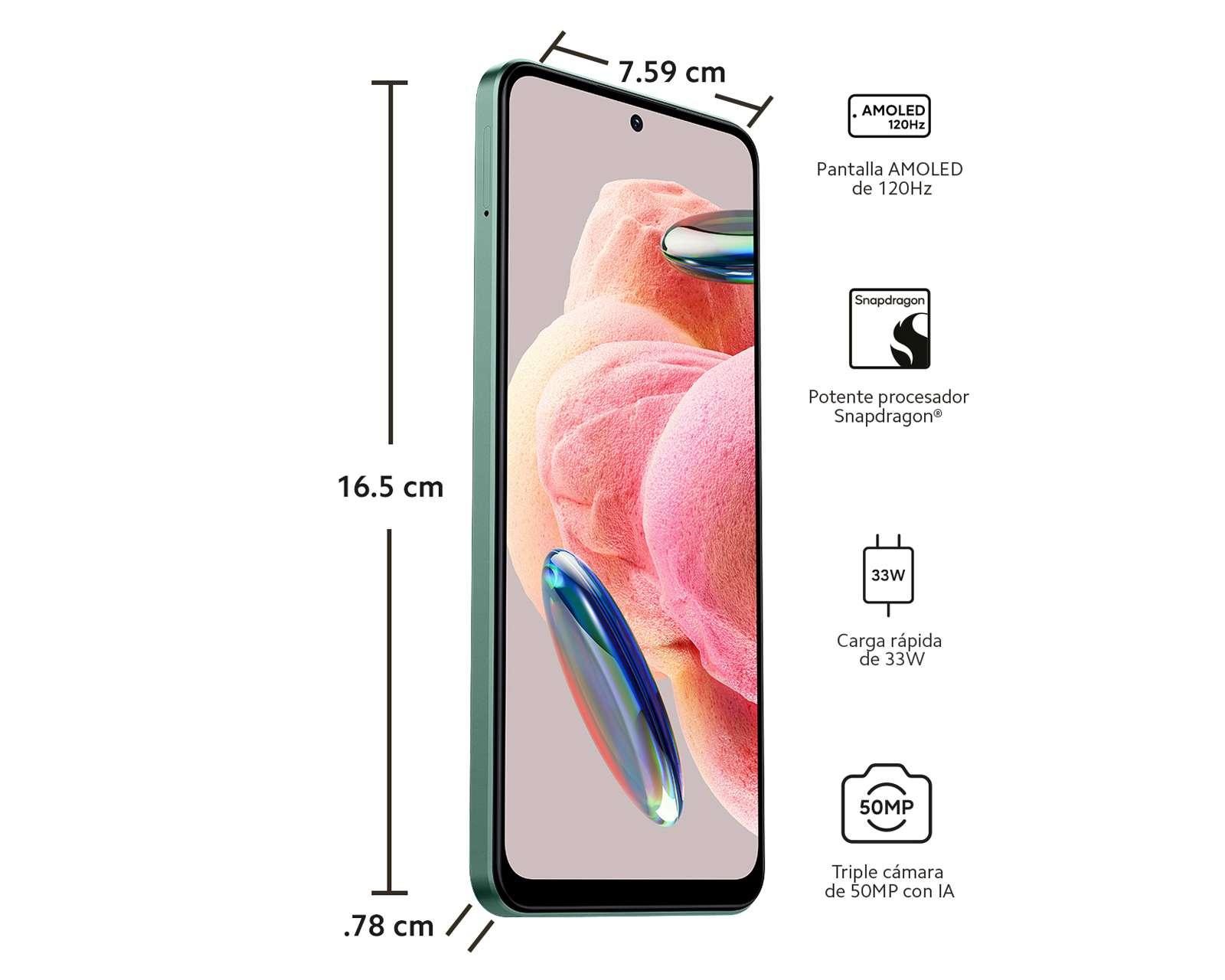 Foto 9 pulgar | Foto 8 | Movistar Xiaomi Redmi Note 12 128 GB Verde