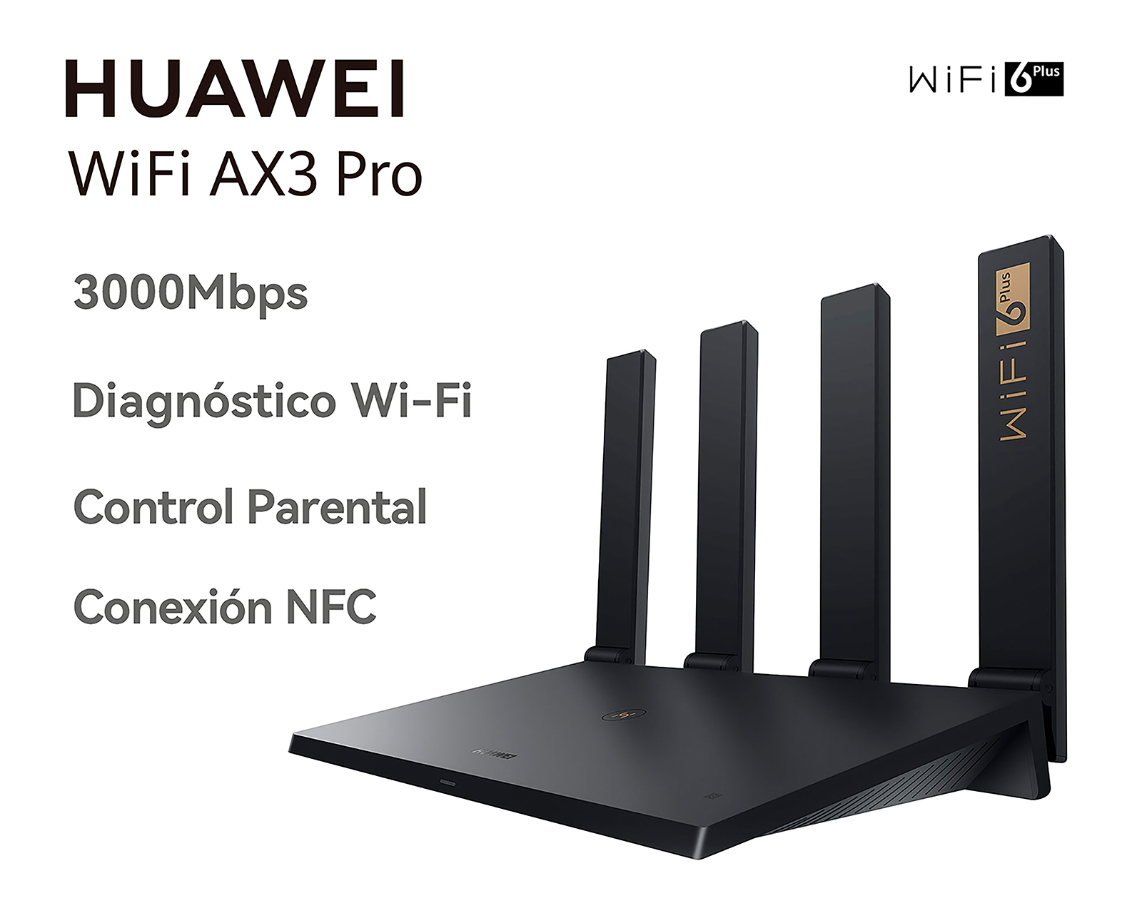 Foto 2 pulgar | Foto 1 | Router Huawei AX3 Pro Black