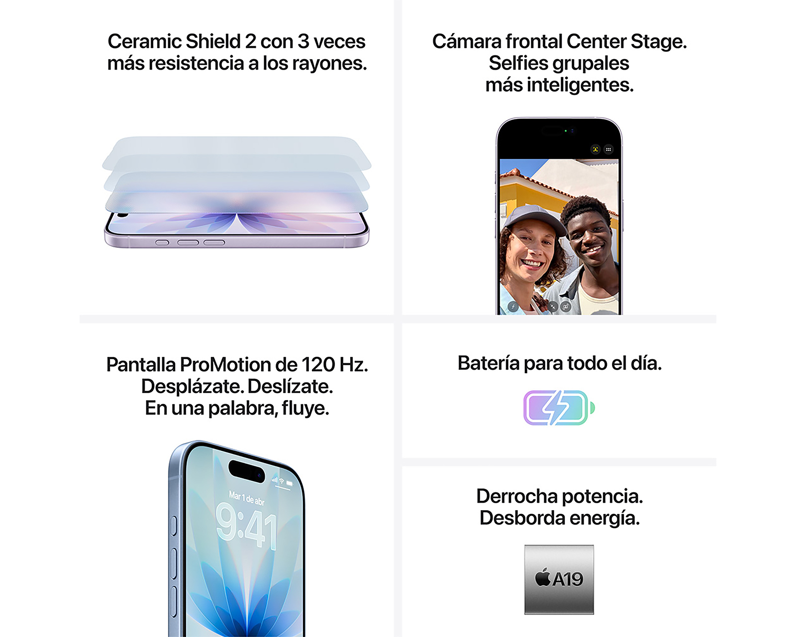 Foto 6 | Foto 6 | iPhone 17 Telcel 256 GB Lavanda