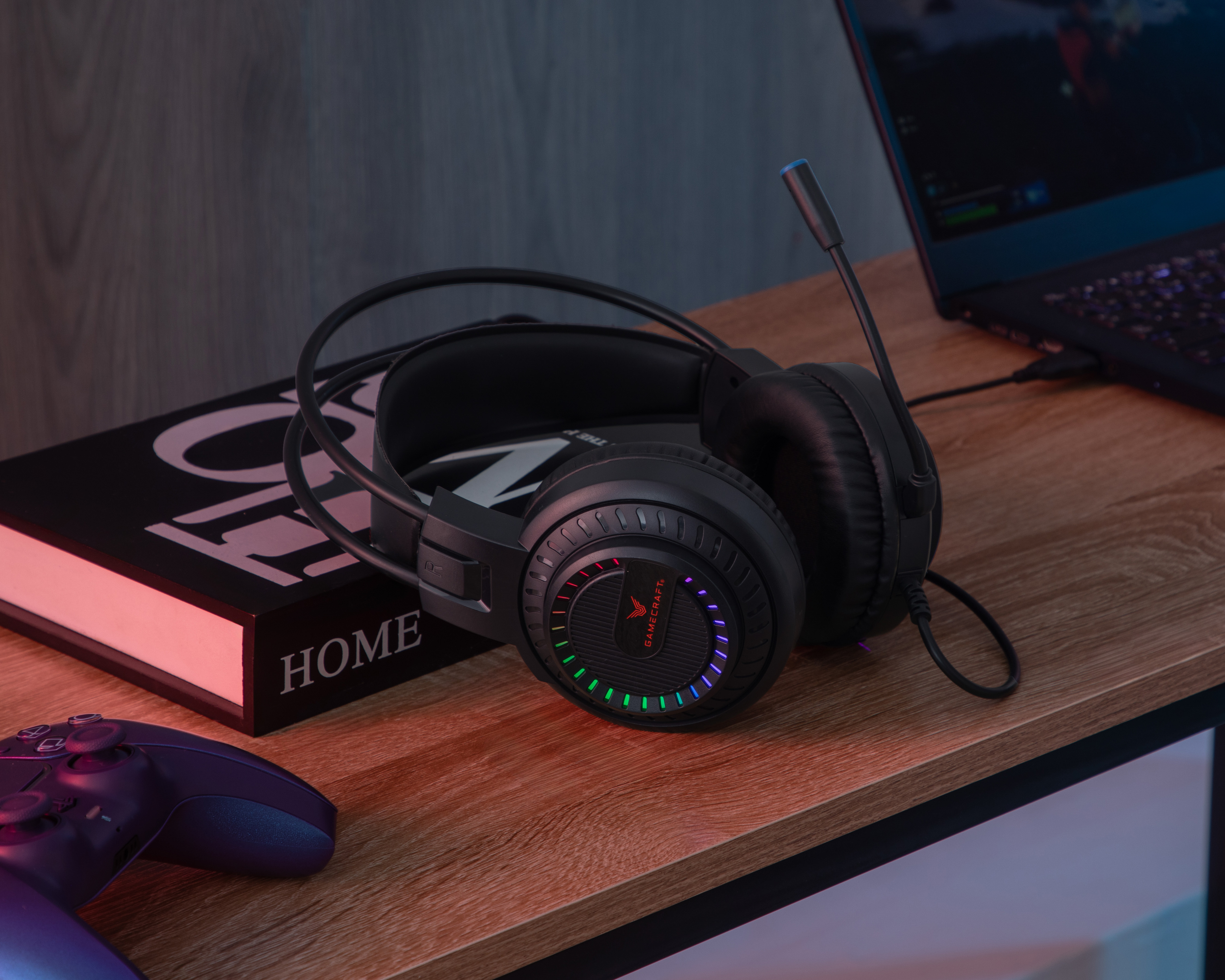 Foto 8 pulgar | Foto 7 | Audífonos de Diadema Gamecraft con Micrófono Xenon AD50