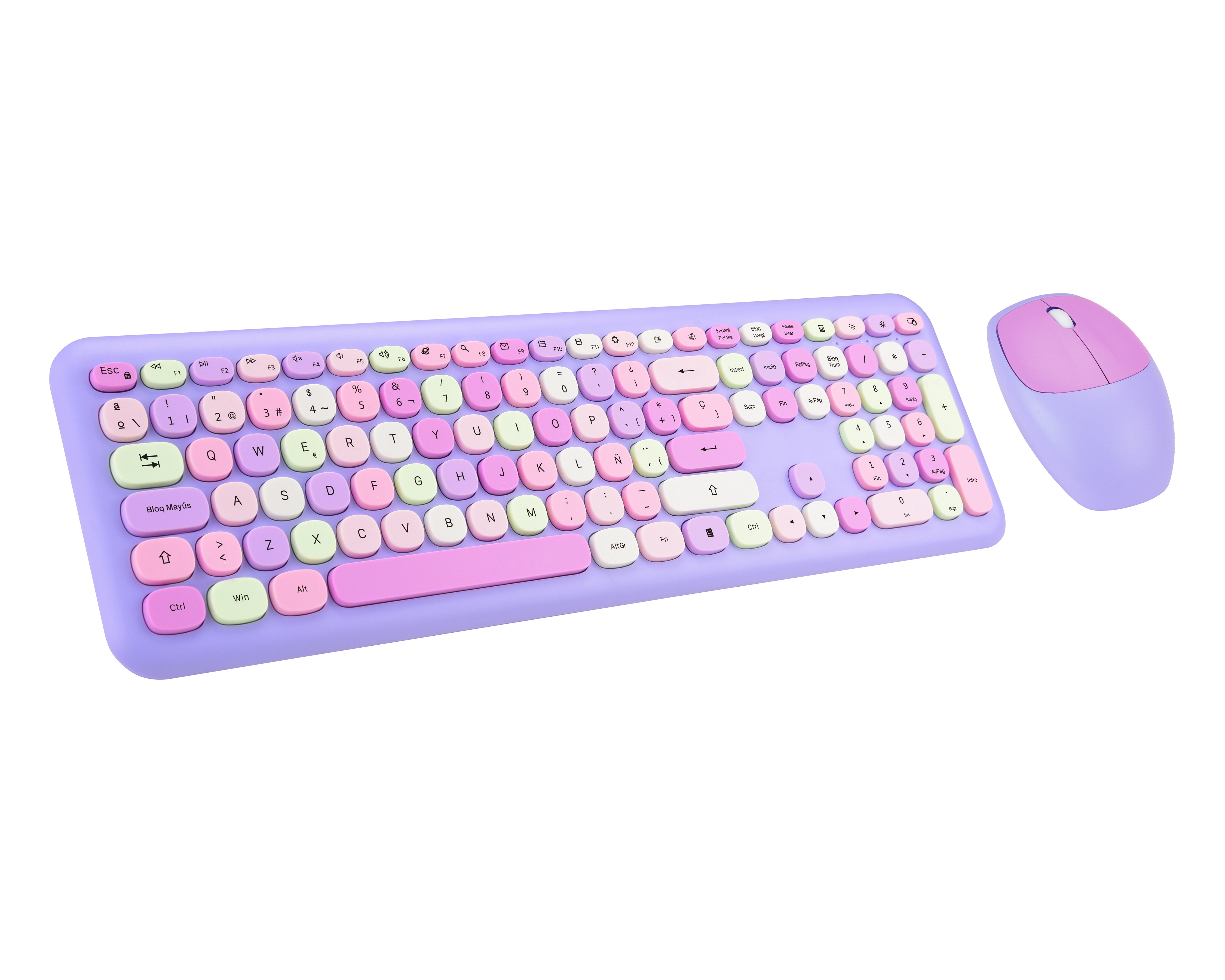 Foto 2 | Foto 2 | Combo de Teclado y Mouse Inalámbrico Novotek CBM-150 2 Piezas