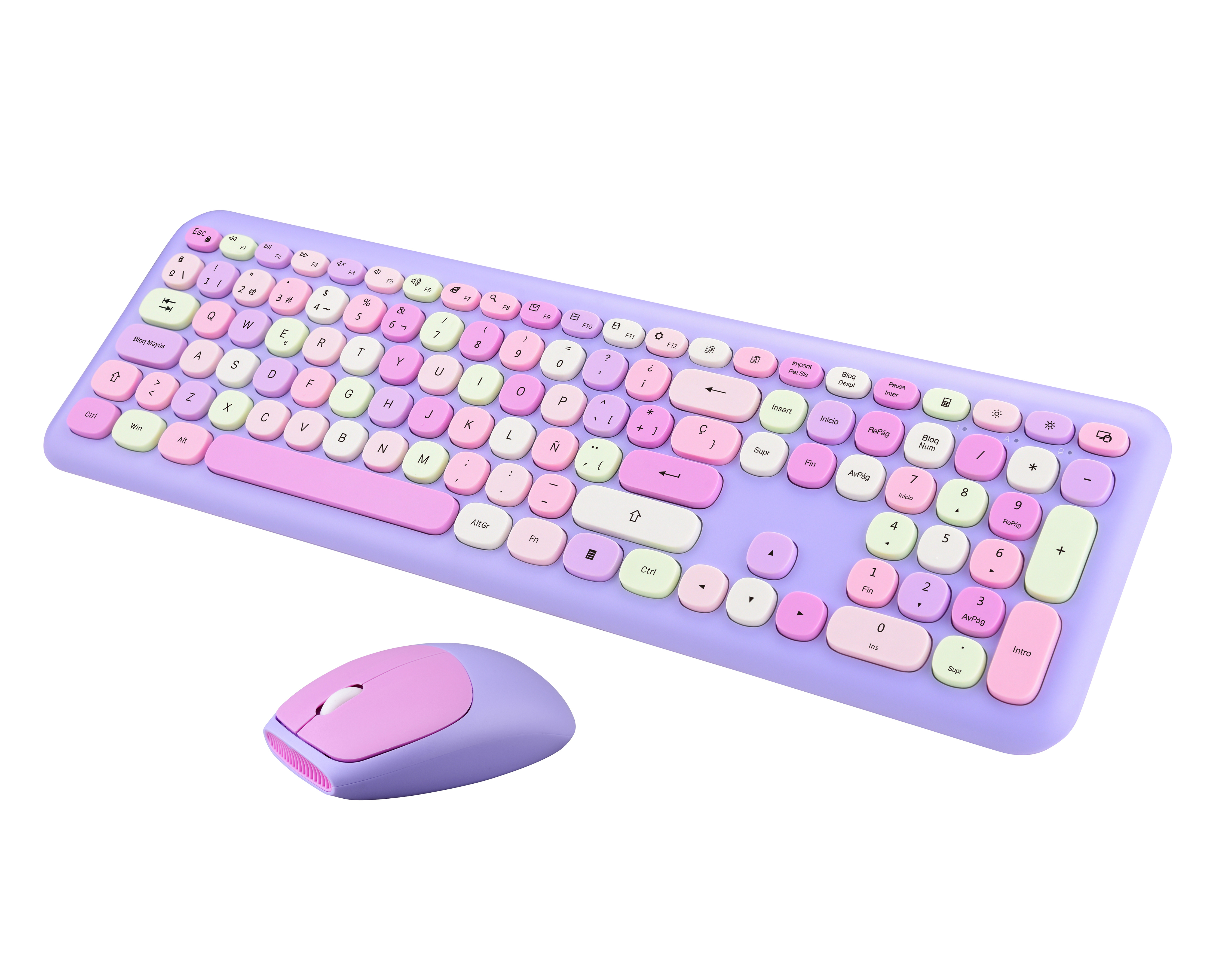 Foto 5 pulgar | Foto 4 | Combo de Teclado y Mouse Inalámbrico Novotek CBM-150 2 Piezas