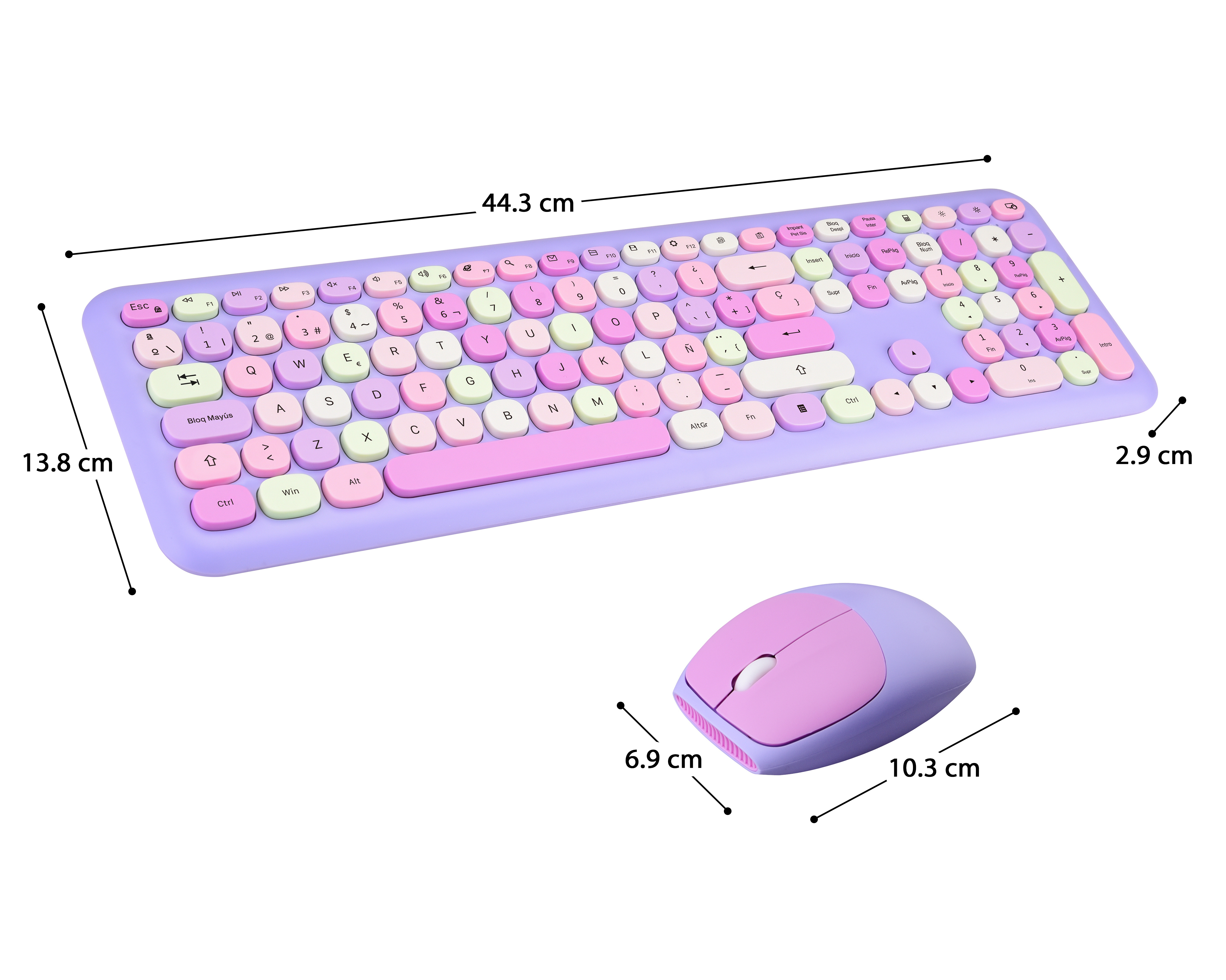 Foto 6 pulgar | Foto 5 | Combo de Teclado y Mouse Inalámbrico Novotek CBM-150 2 Piezas