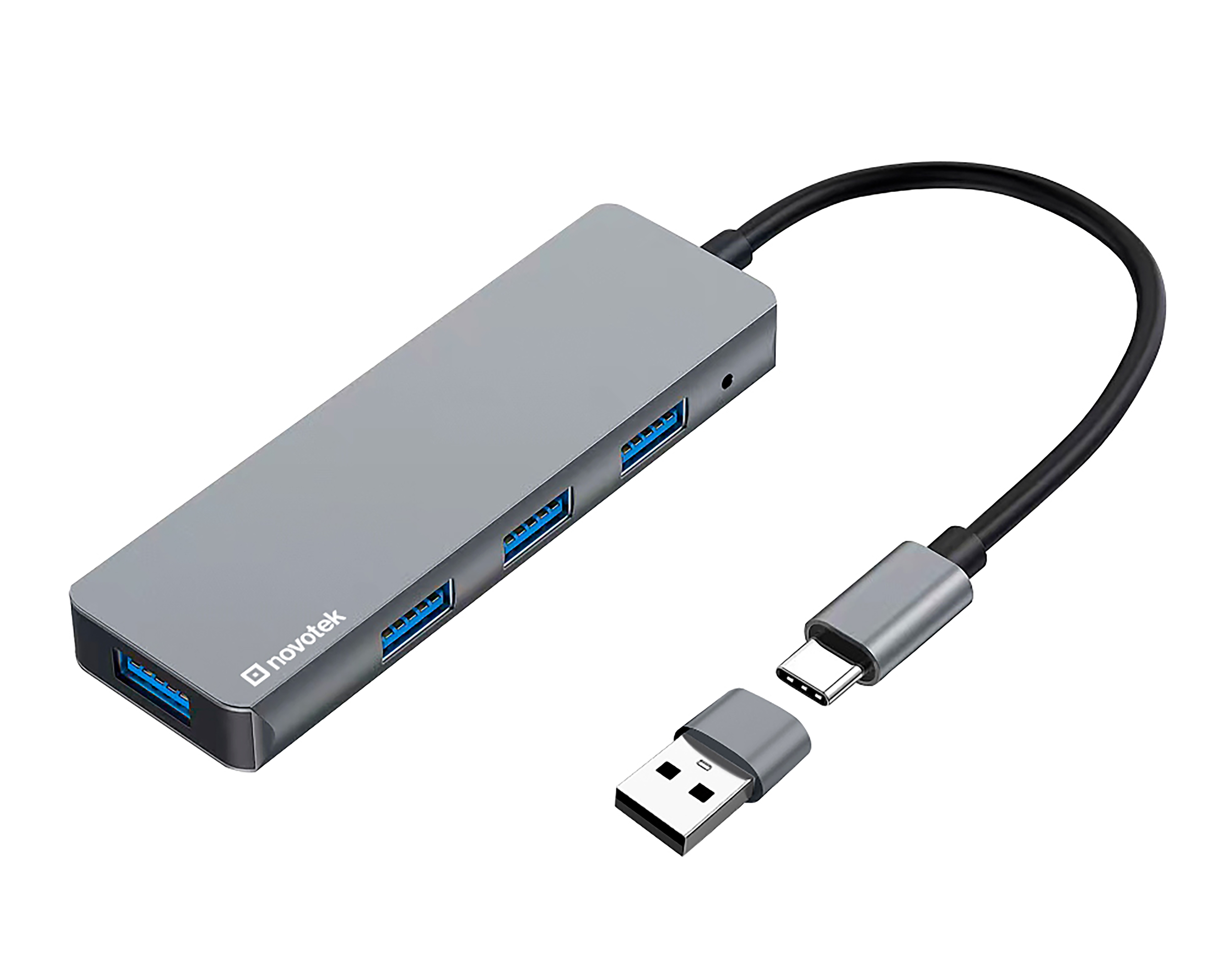Foto 3 pulgar | Foto 2 | Adaptador Convertidor Novotek USB C a USB 3.0 + 2.0