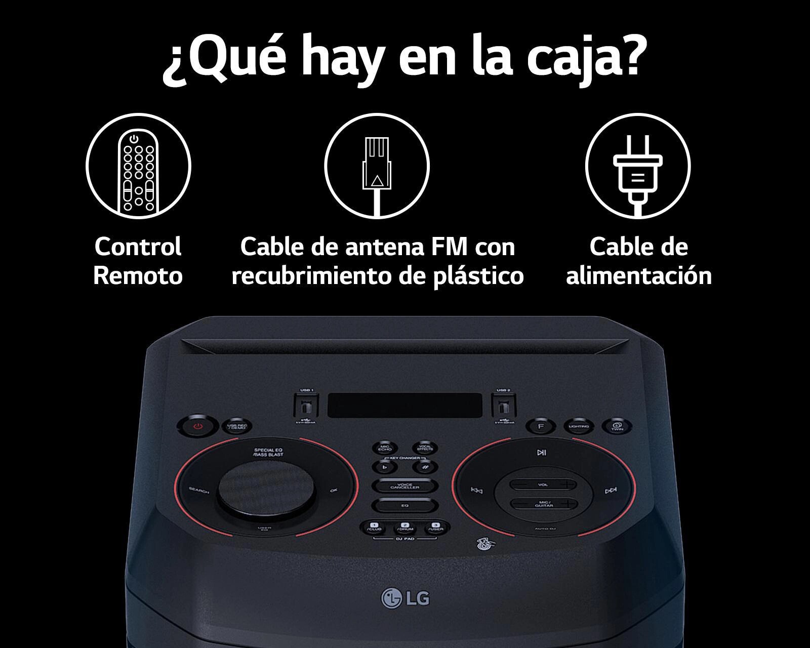 Foto 7 pulgar | Foto 6 | Bocina Portátil LG RNC9 500 w