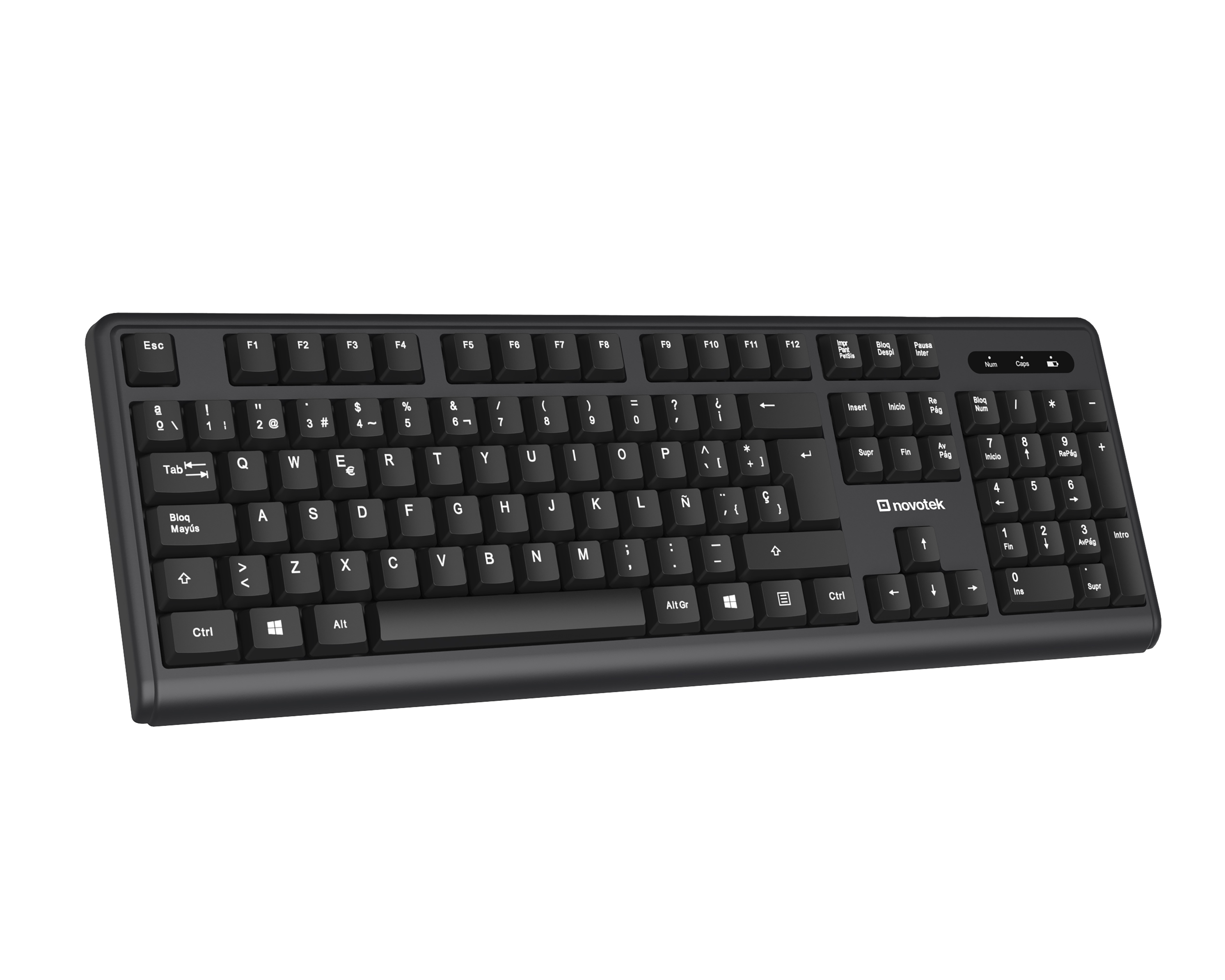 Foto 2 | Foto 2 | Combo de Teclado y Mouse Inalámbrico Novotek  CMB-130 2 Piezas