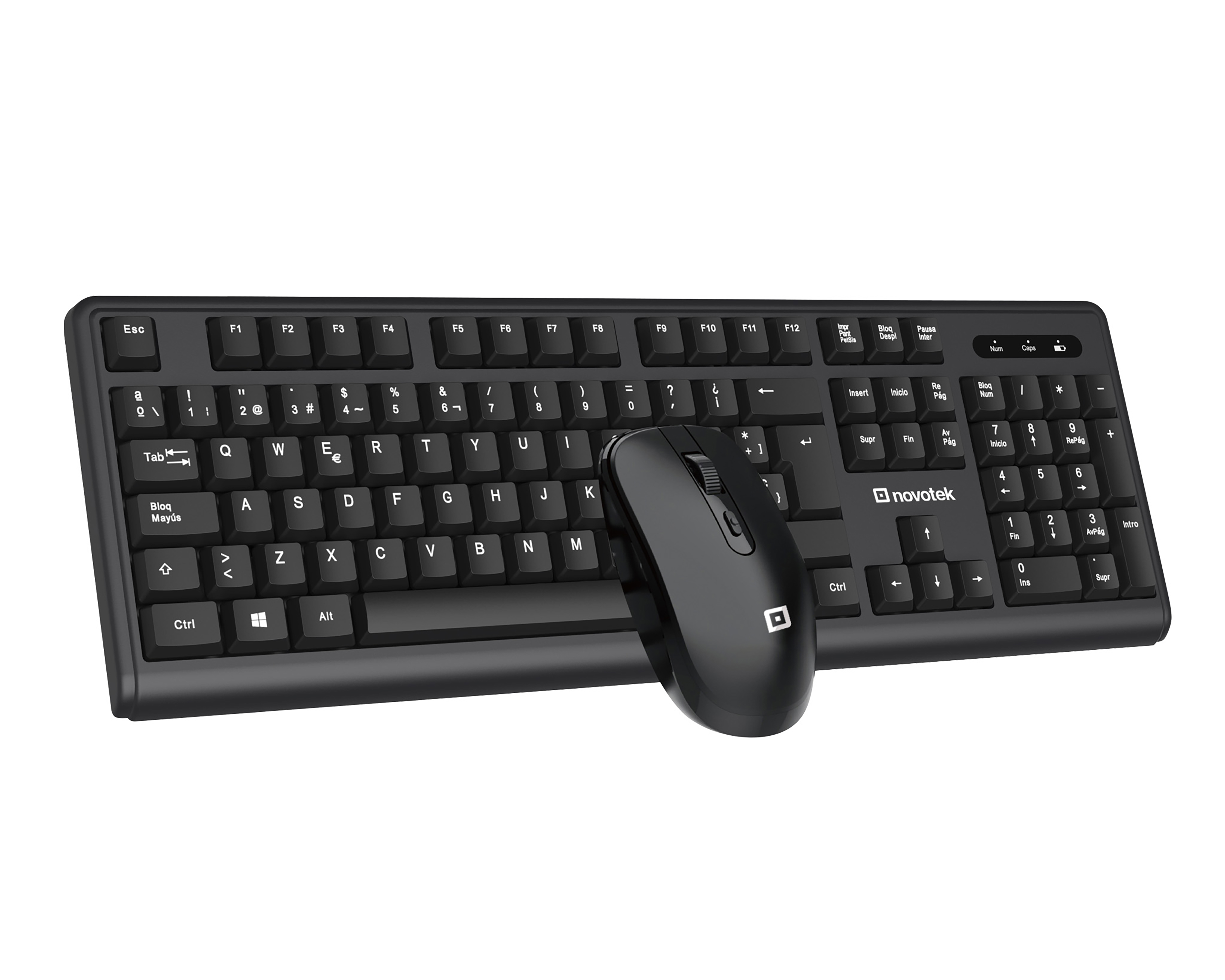 Foto 3 | Foto 3 | Combo de Teclado y Mouse Inalámbrico Novotek  CMB-130 2 Piezas