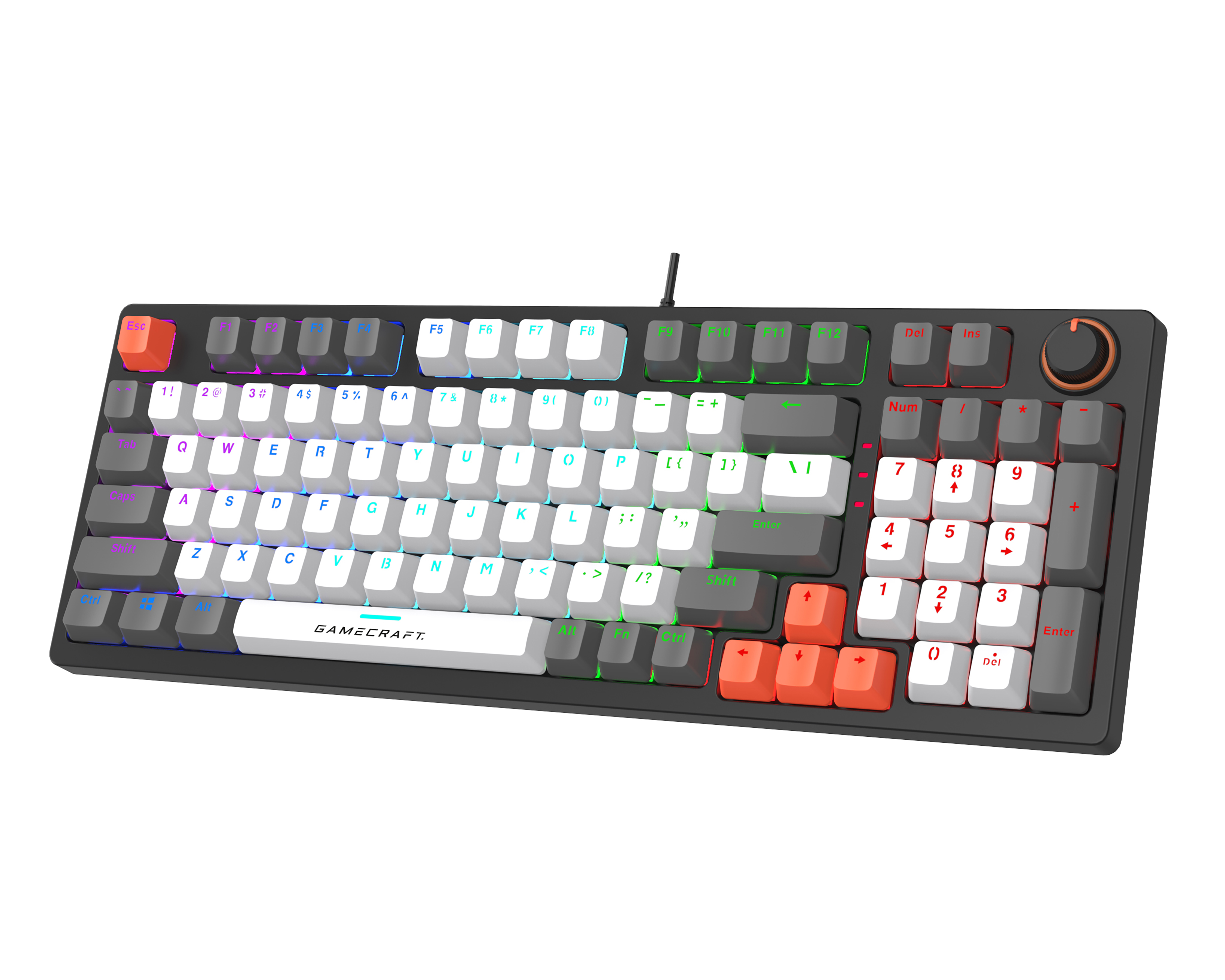 Foto 3 pulgar | Foto 2 | Teclado Alámbrico Gamecraft Krypton T1000