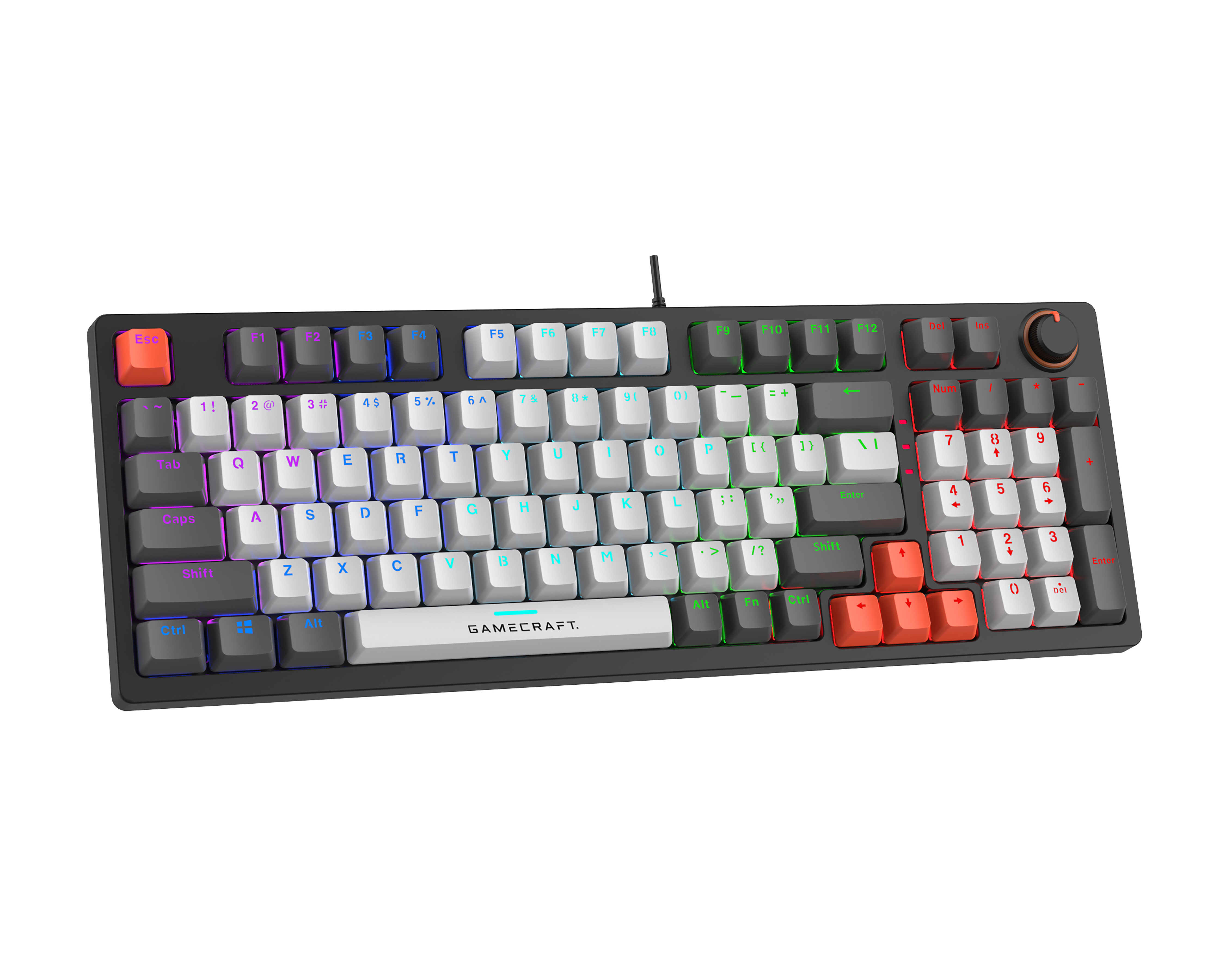 Foto 4 pulgar | Foto 3 | Teclado Alámbrico Gamecraft Krypton T1000