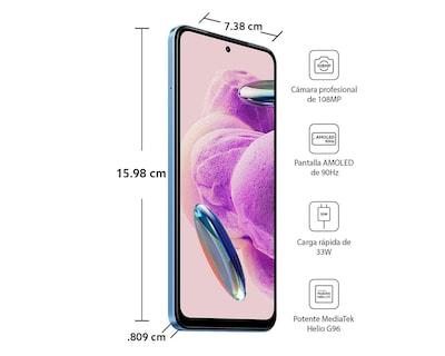 Foto 8 | Foto 8 | Celular Xiaomi Liberado Redmi Note 12S 256 GB Azul