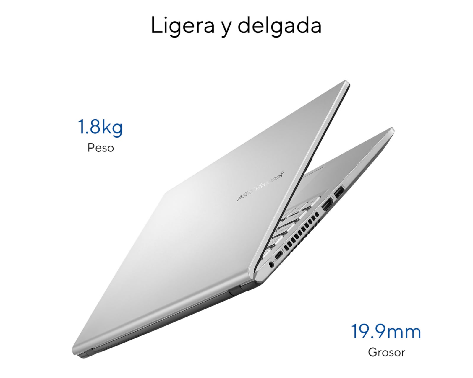Foto 4 pulgar | Foto 3 | Laptop ASUS Vivobook 15.6" Windows 11 Intel Core i3 8 GB RAM 1 TB HDD + 128 GB SSD Plata + Mochila y Mouse