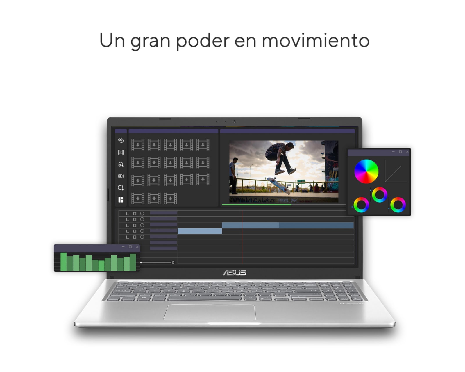 Foto 8 pulgar | Foto 7 | Laptop ASUS Vivobook 15.6" Windows 11 Intel Core i3 8 GB RAM 1 TB HDD + 128 GB SSD Plata + Mochila y Mouse