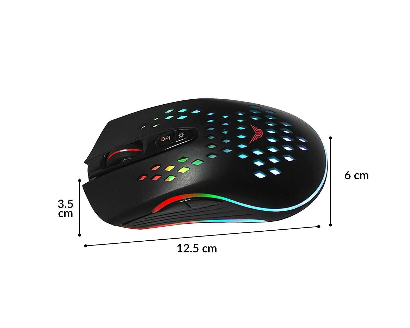 Foto 6 pulgar | Foto 5 | Mouse Alámbrico Gamecraft Tritium M600