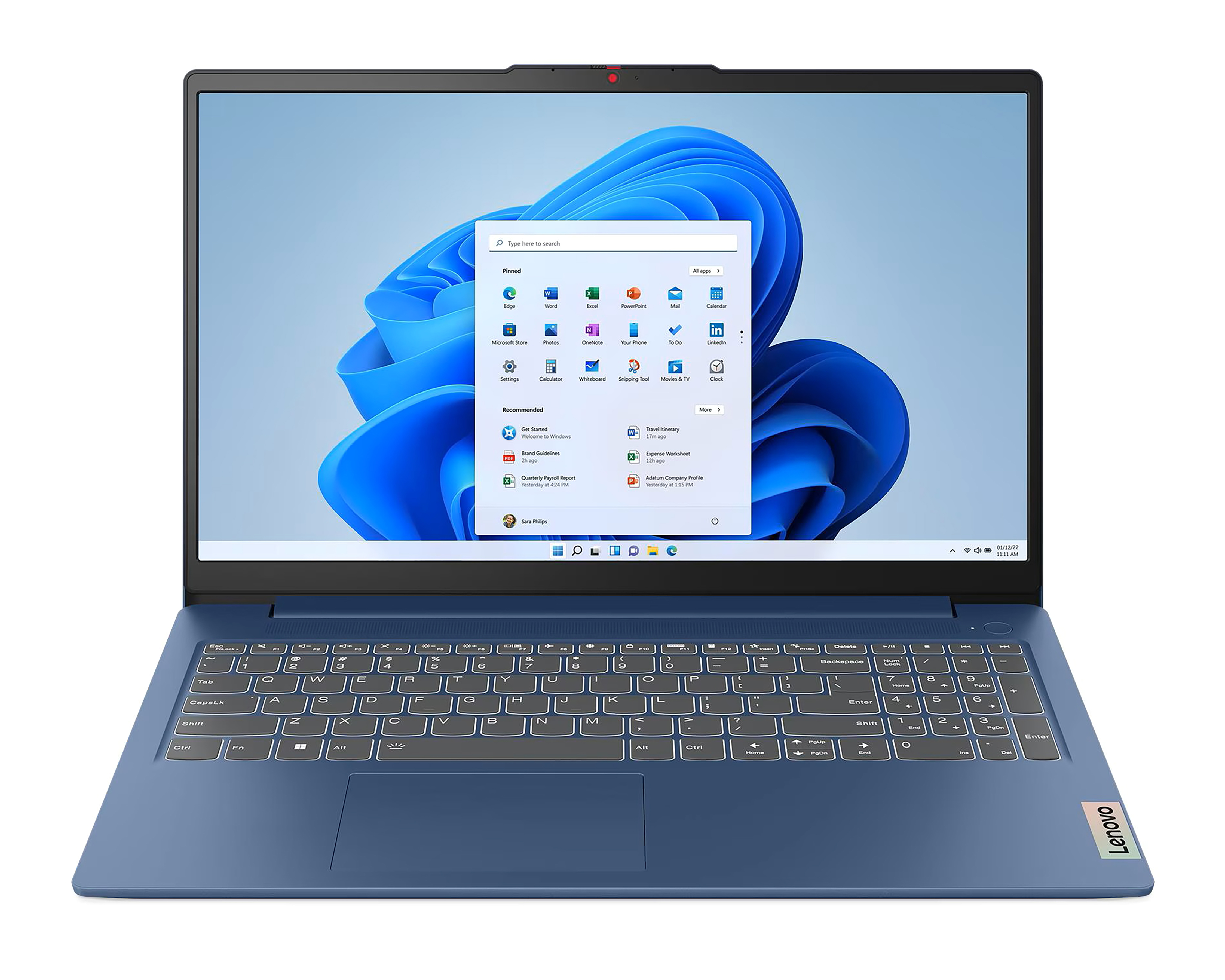 Foto 2 pulgar | Foto 1 | Laptop Lenovo IP Slim 3 15.6 Pulgadas Windows 11 AMD Ryzen 3 8 GB RAM 512 GB SSD Azul