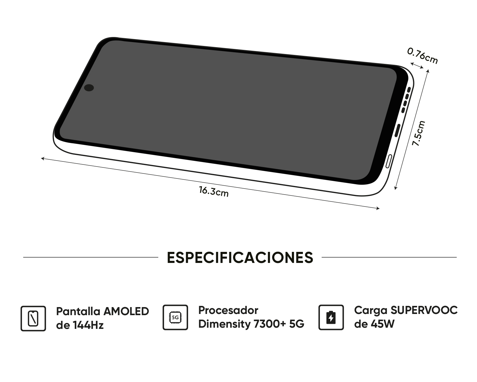 Foto 8 | Foto 8 | Celular Realme 15 5G Liberado 256 GB Titanio