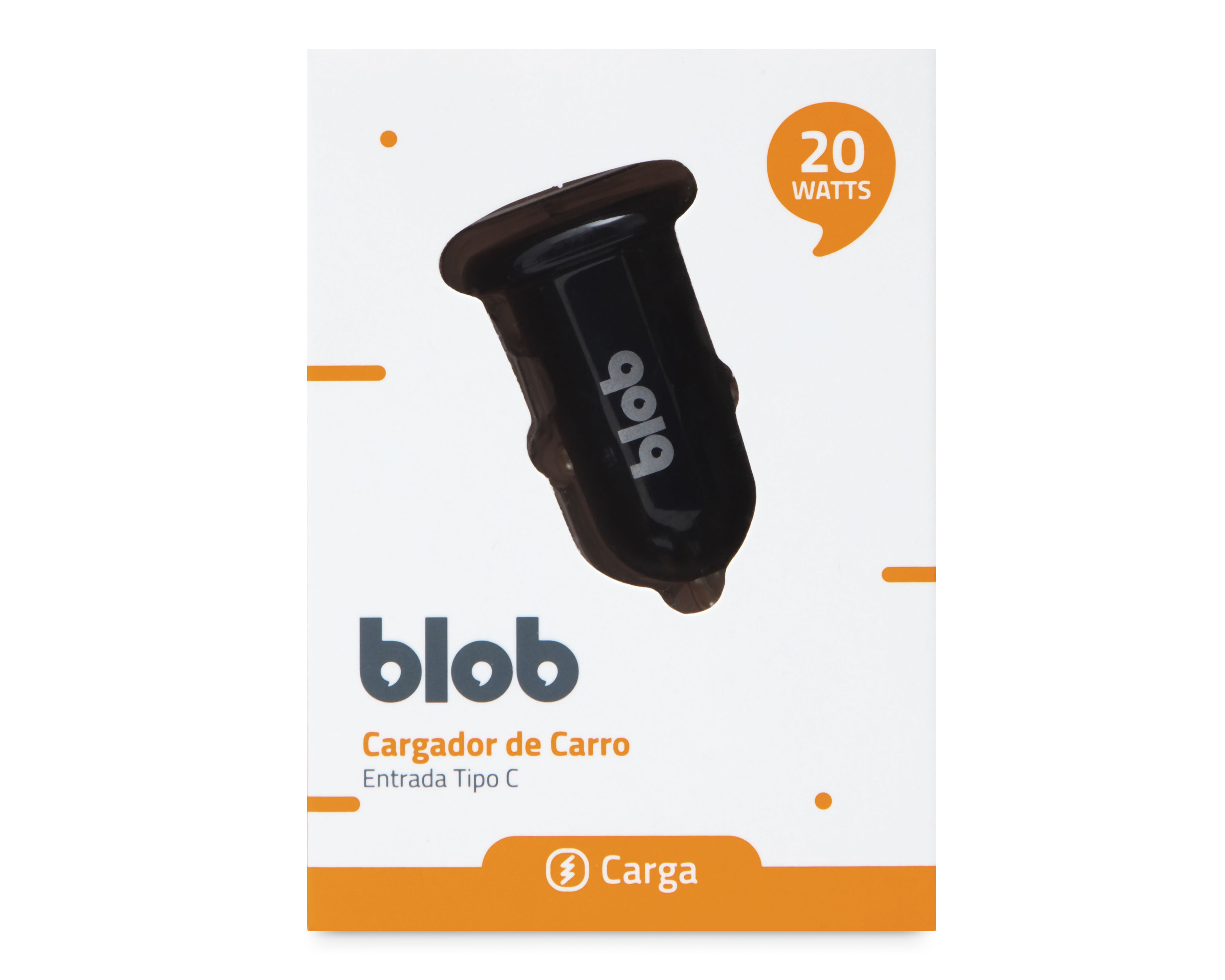 Foto 5 pulgar | Foto 4 | Cargador para Auto Blob Entrada tipo C 20W