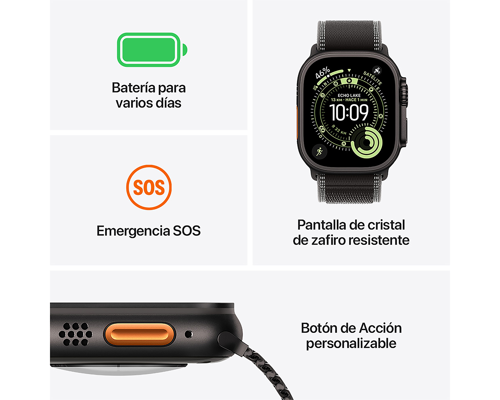 Foto 4 pulgar | Foto 3 | Preventa Apple Watch Ultra 3 49 mm Negro