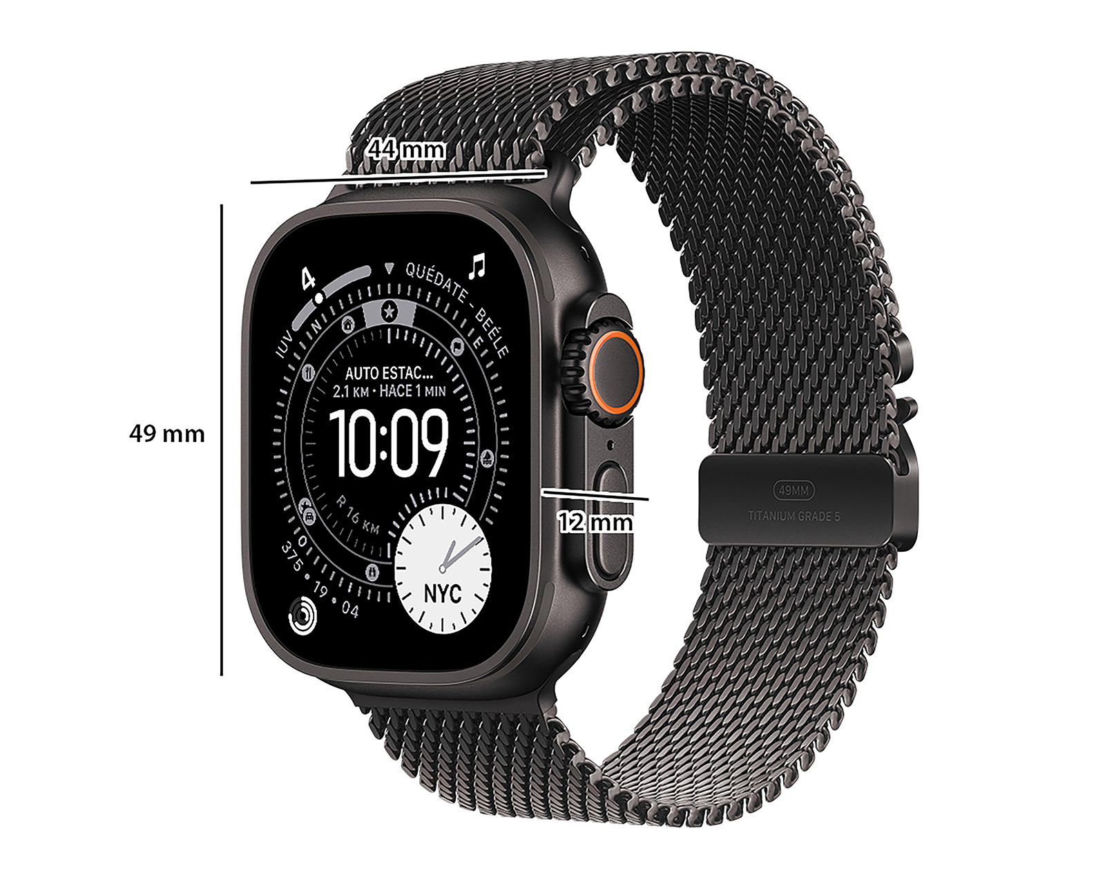 Foto 9 pulgar | Foto 8 | Preventa Apple Watch Ultra 3 49 mm Negro