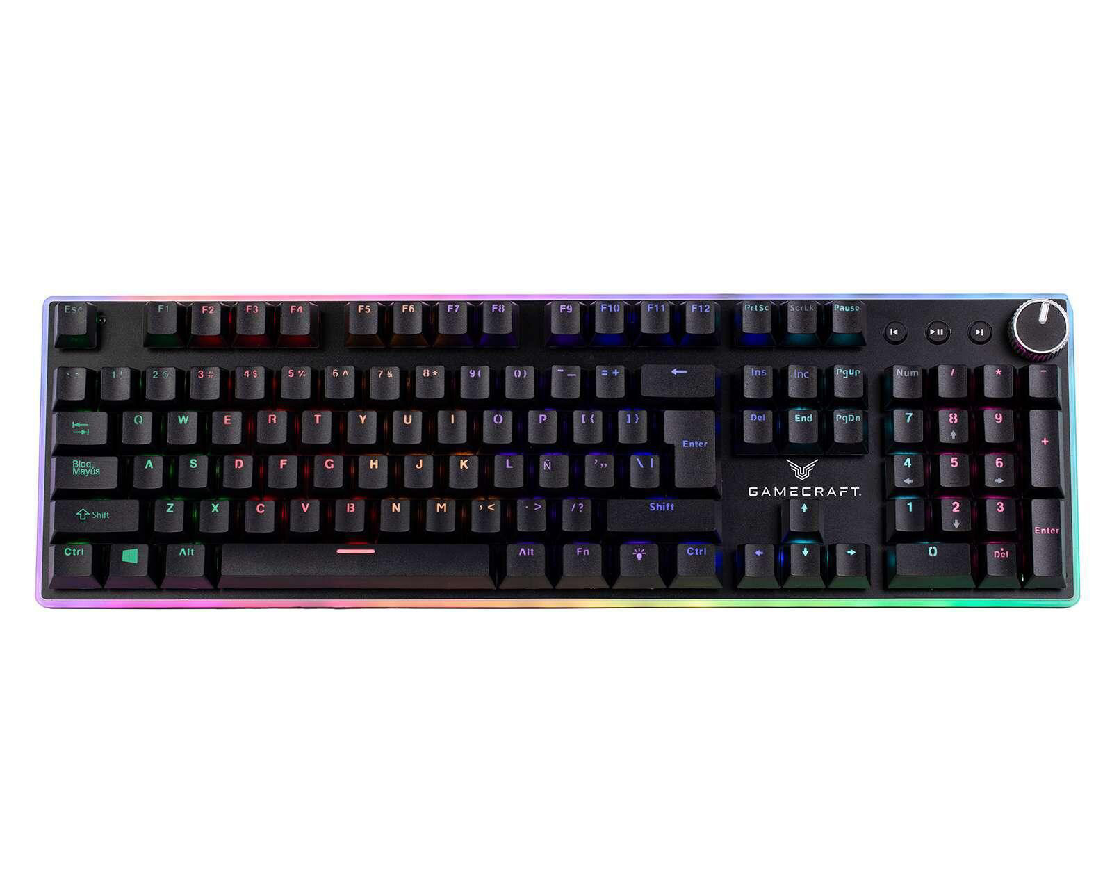 Teclado Alámbrico Gamecraft KRYPTON T7000