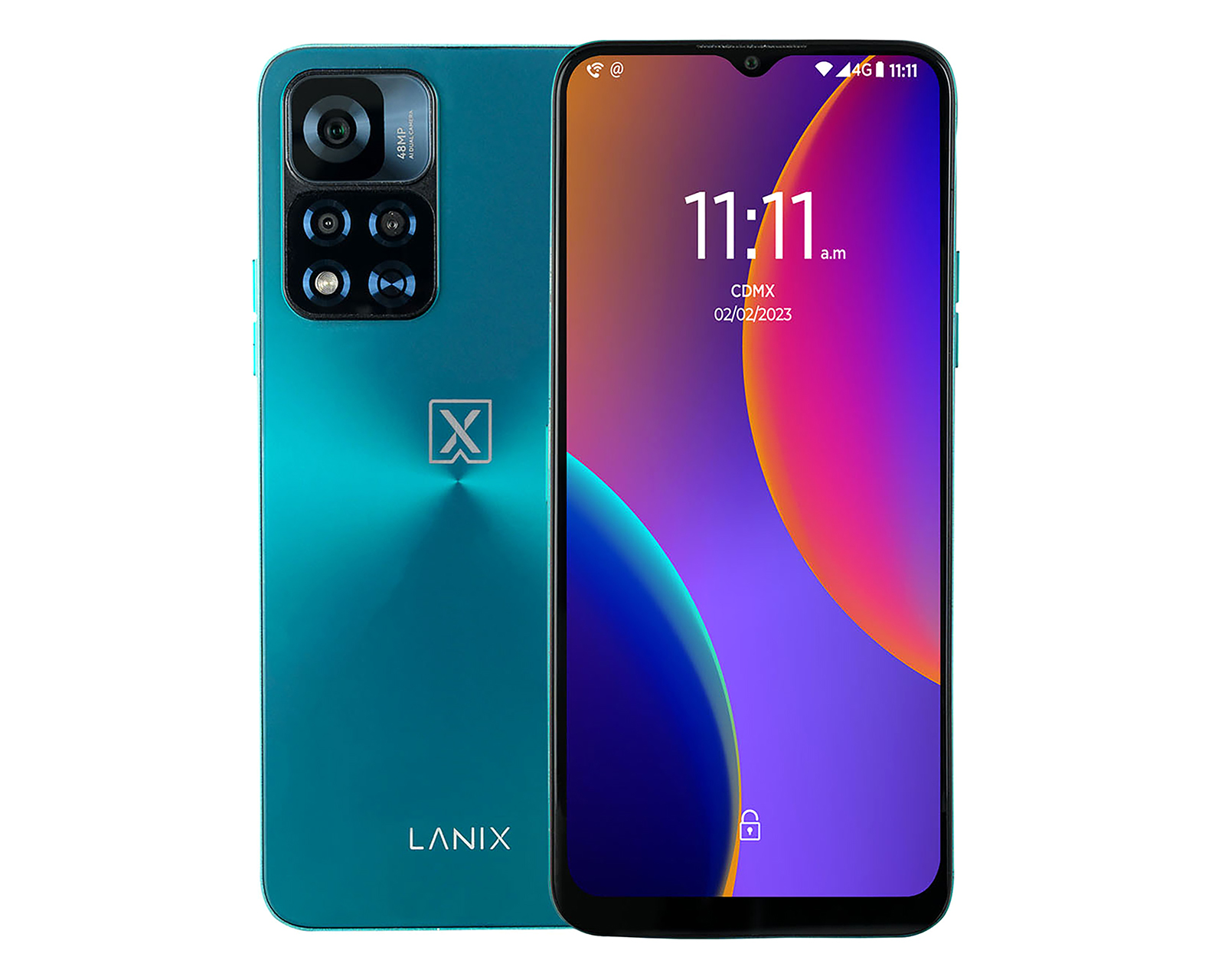 Celular Lanix Alpha 1 Liberado Dual SIM 64 GB Azul