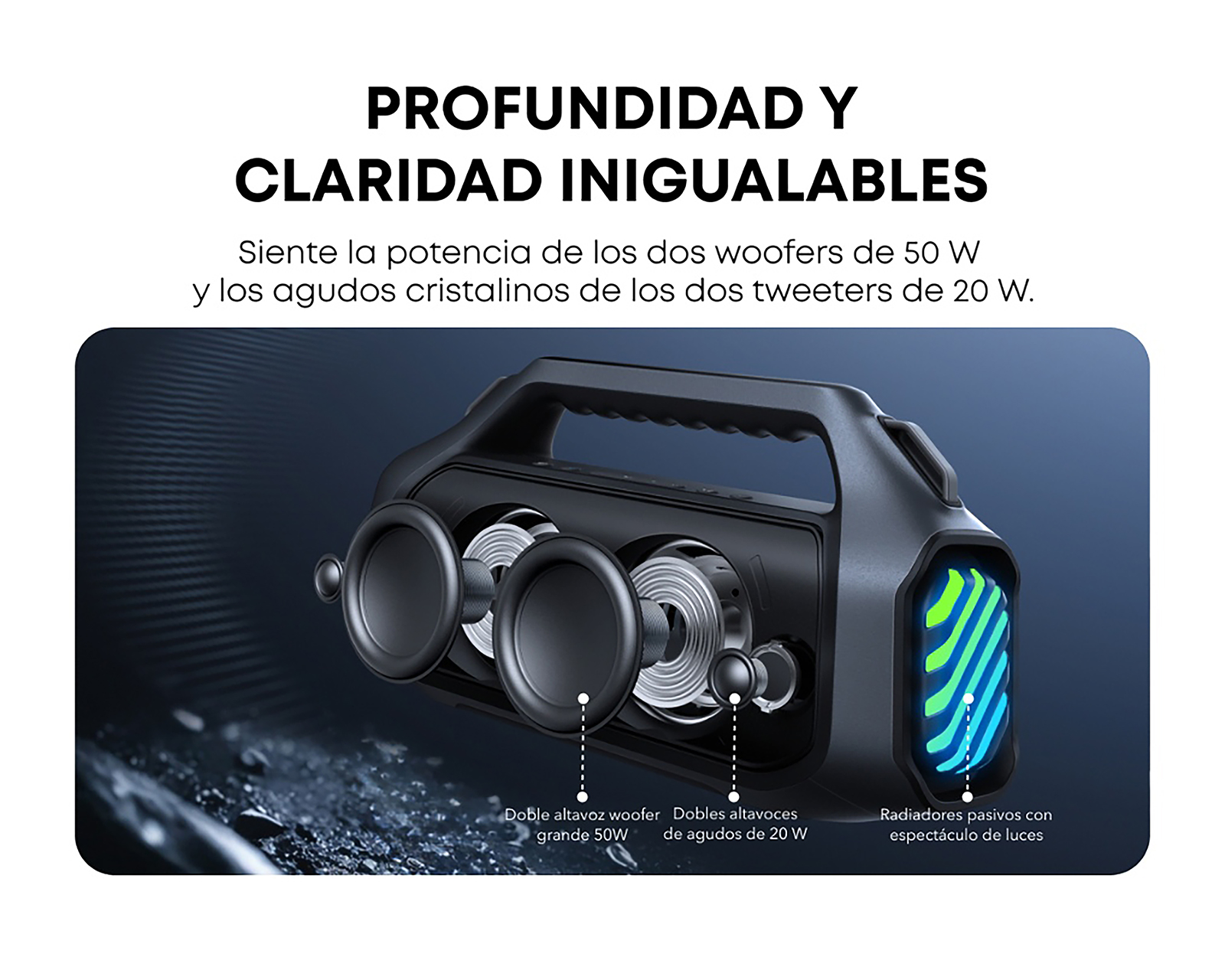 Foto 3 pulgar | Foto 2 | Bocina Bluetooth Soundcore Boom 2 Pro 140 W Portátil