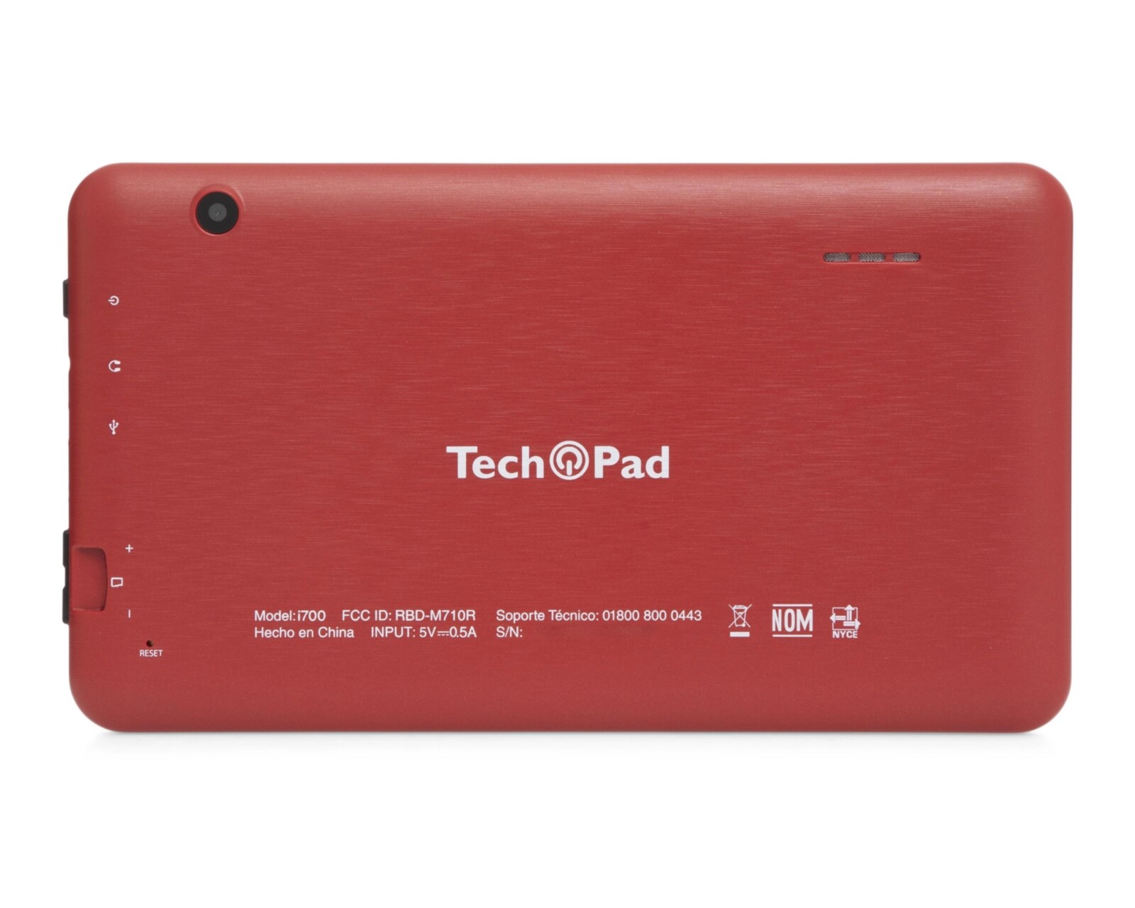 Foto 4 pulgar | Foto 3 | Tablet Techpad I700 7" 16 GB Wifi Android 8.1 1 GB RAM Roja