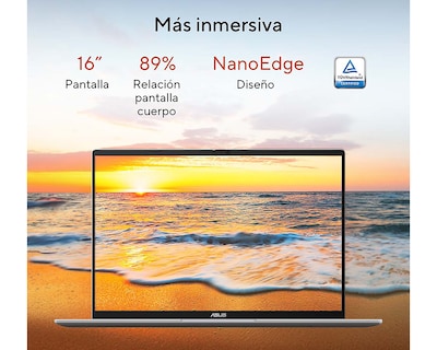 Foto 3 | Foto 3 | Laptop Asus M1607KA-MB163W 16 Pulgadas Windows 11 AMD Ryzen AI 5 16 GB RAM 512 GB SSD Negra con Mochila y Mouse