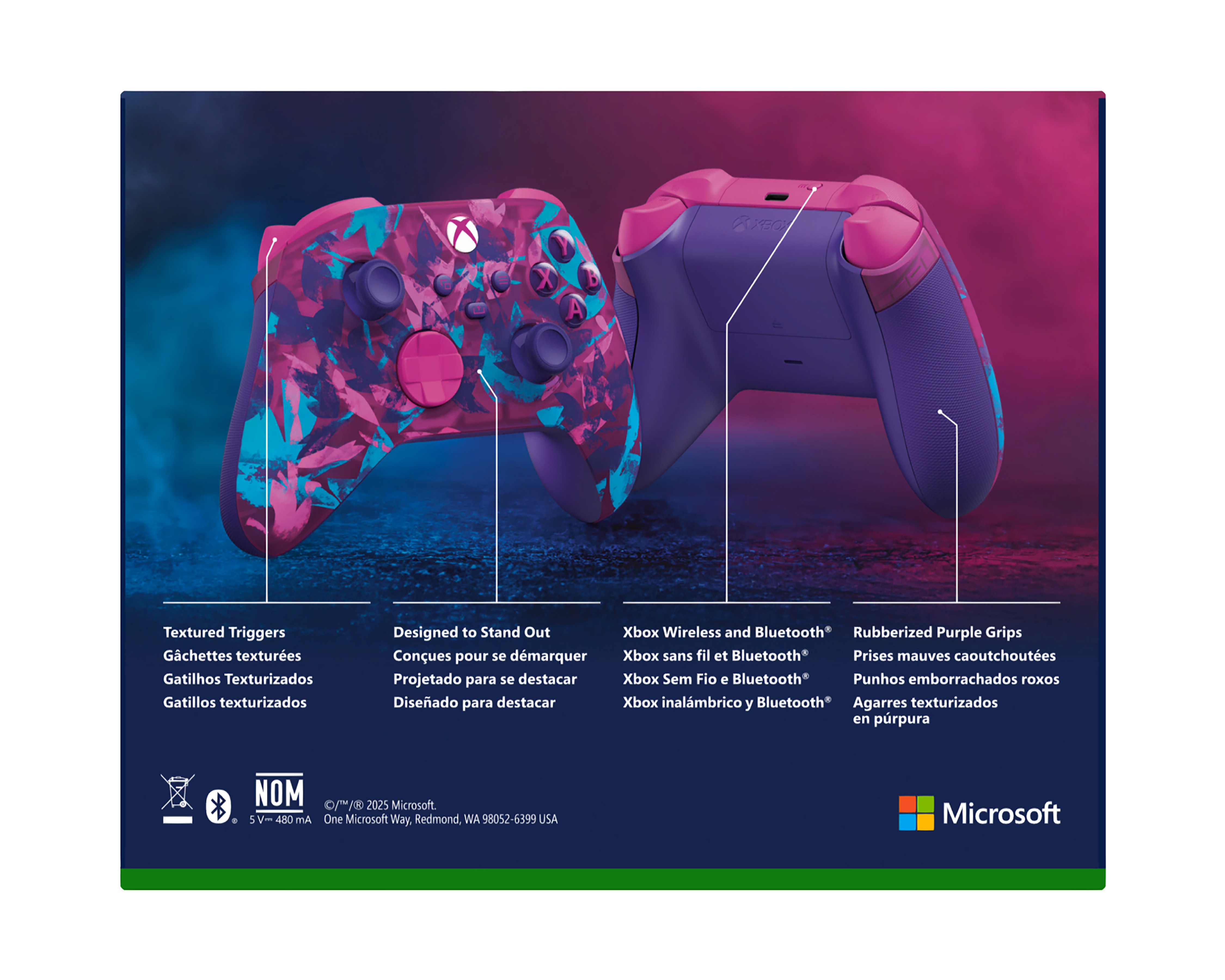 Foto 9 | Foto 9 | Control Inalámbrico para Xbox Series y PC Microsoft Edición Especial Heart Breaker Multicolor