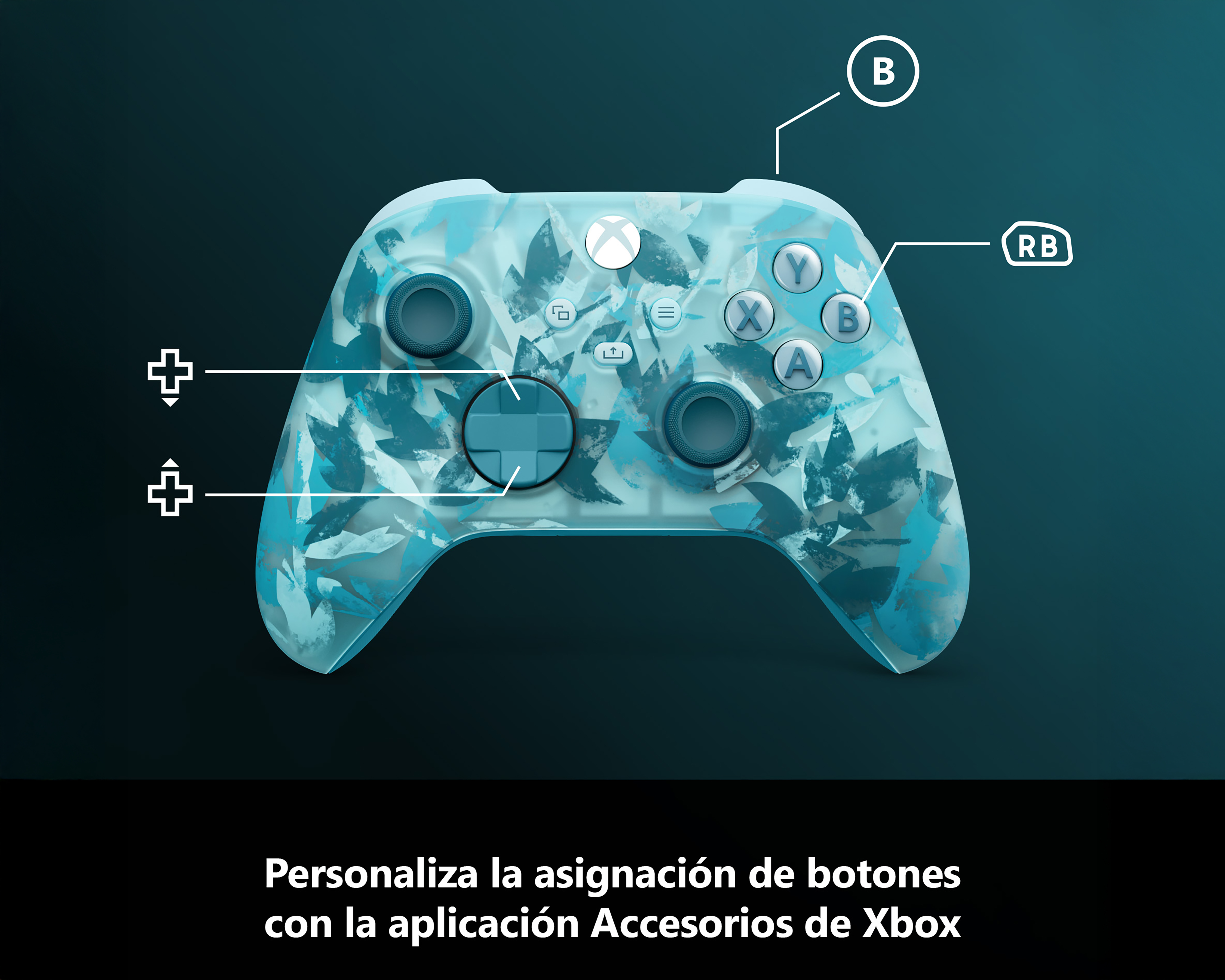 Foto 7 | Foto 7 | Control Inalámbrico para Xbox Microsoft Ice Breaker Azul