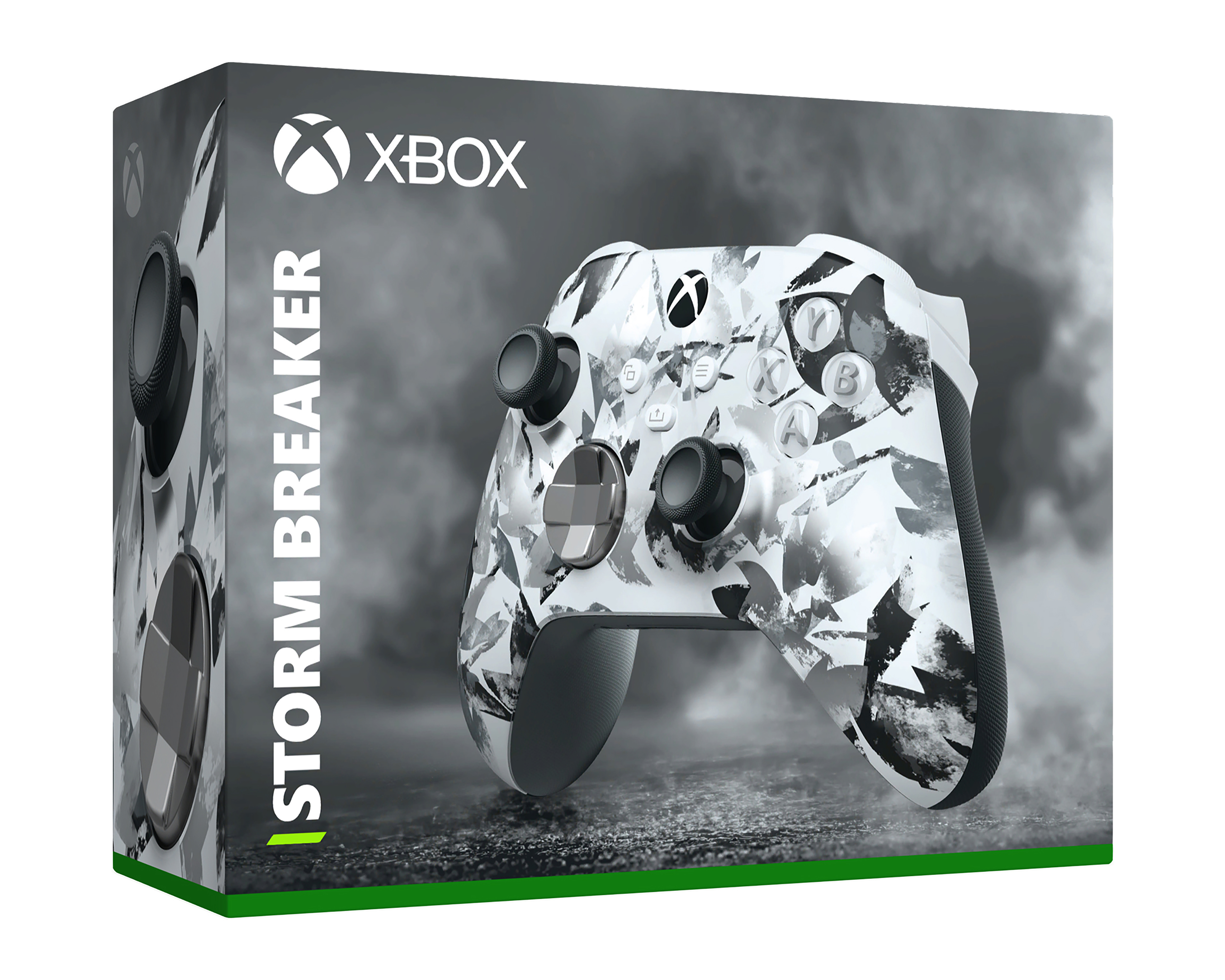 Control Inalámbrico para Xbox Series y PC Microsoft Edición Especial Storm Breaker Gris