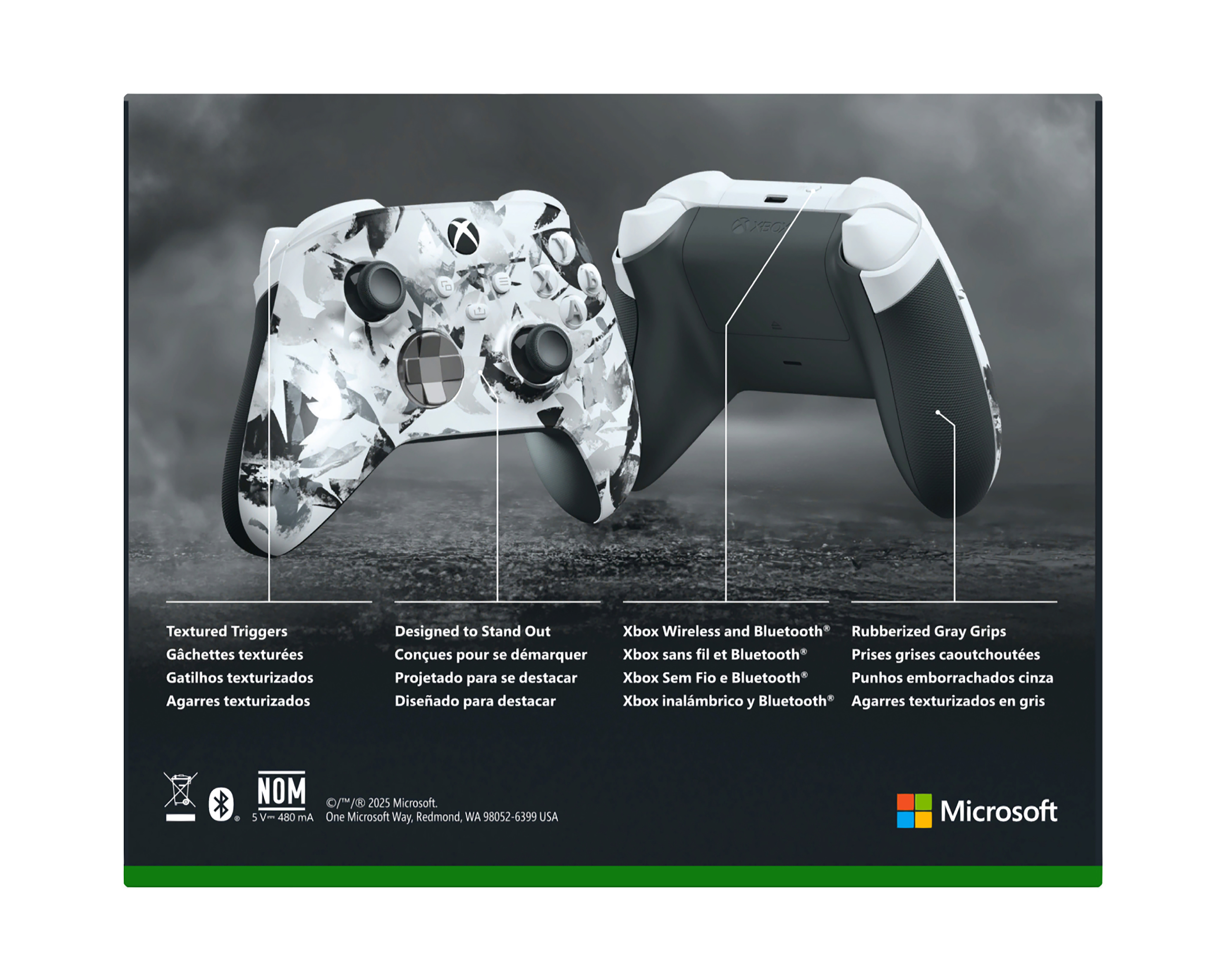 Foto 9 | Foto 9 | Control Inalámbrico para Xbox Series y PC Microsoft Edición Especial Storm Breaker Gris