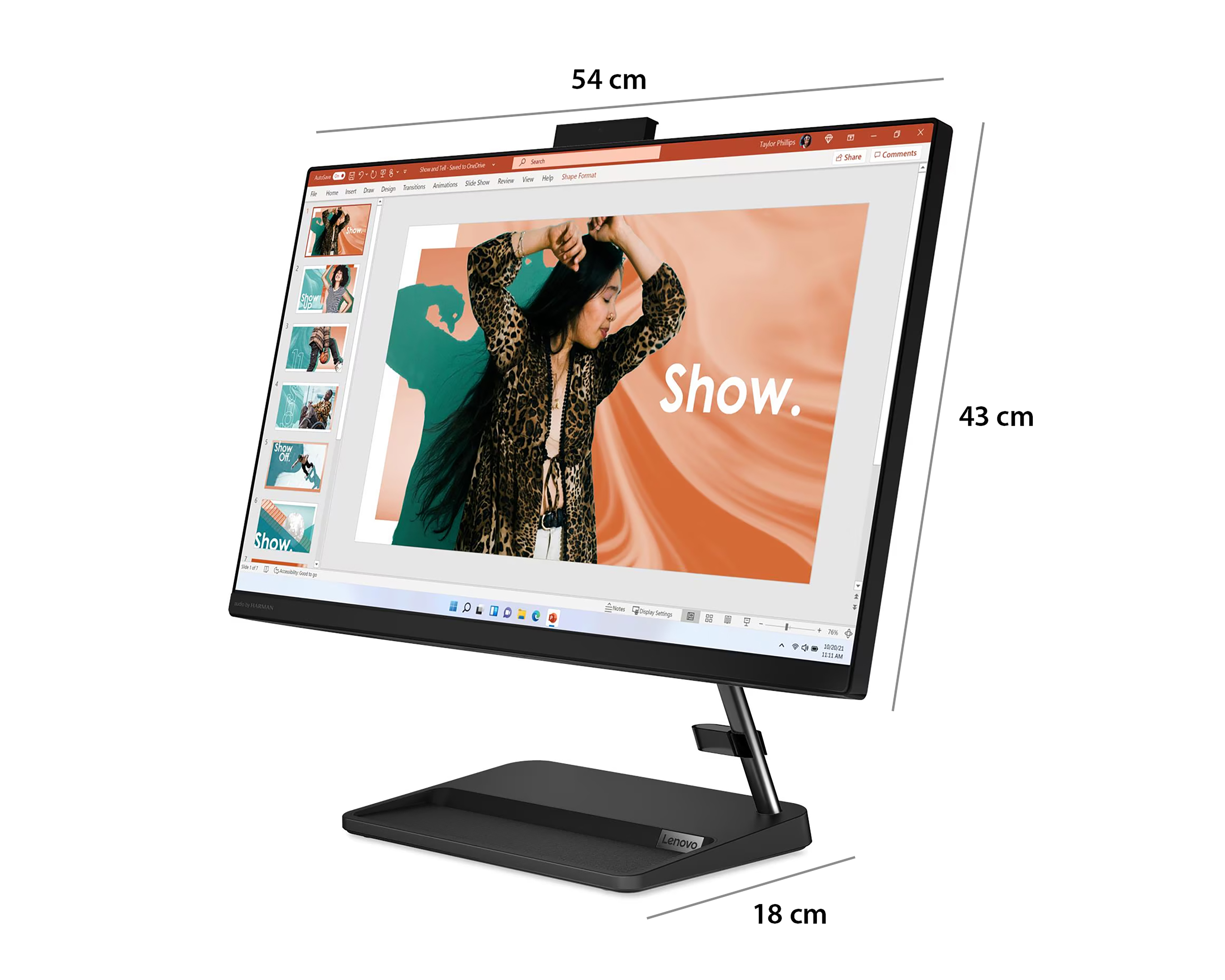 Foto 10 | Foto 10 | Computadora Lenovo Ideacentre AIO 3 23.8" Windows 11 Intel Celeron 8 GB RAM 256 GB SSD Negra