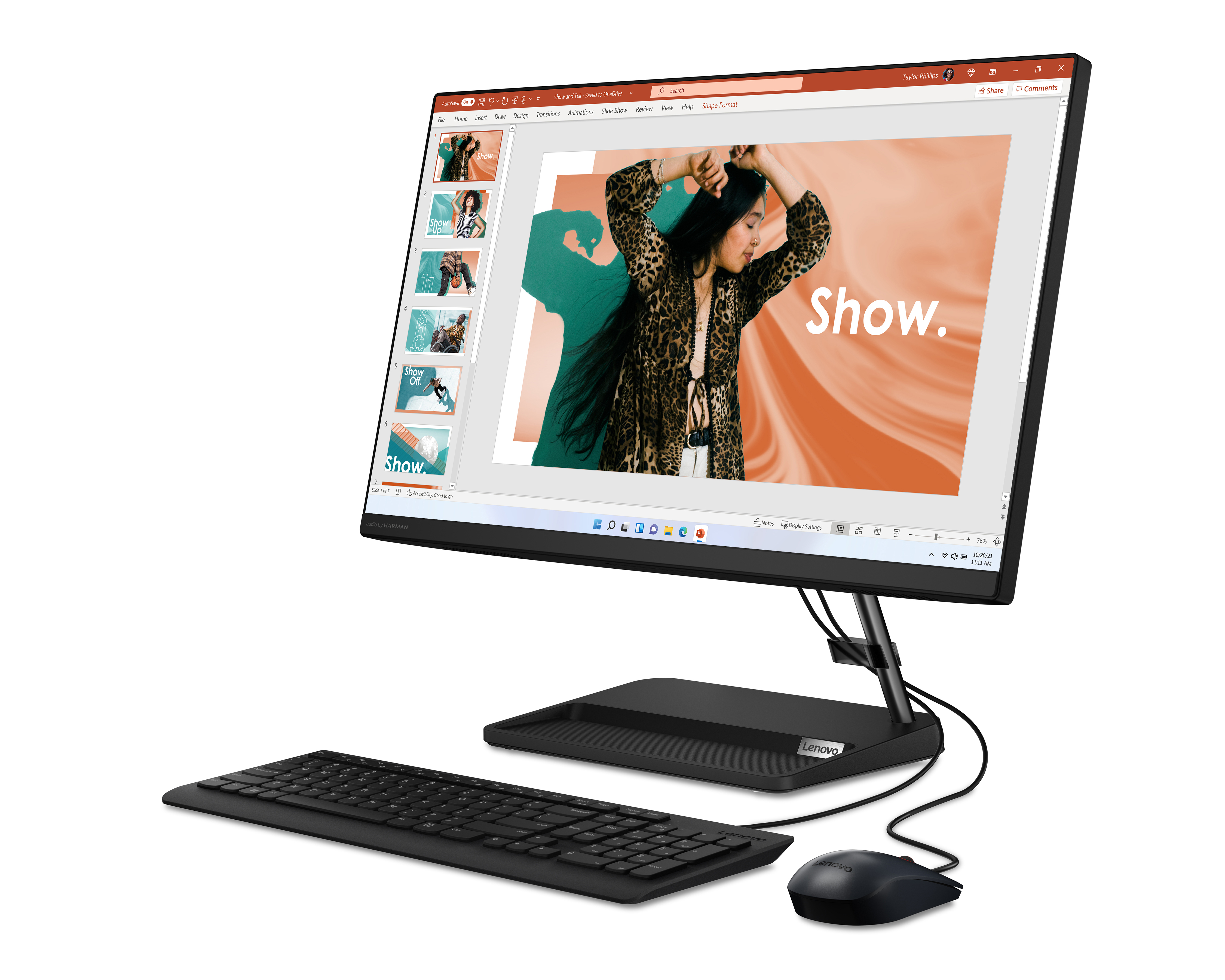 Foto 3 pulgar | Foto 2 | Computadora Lenovo Ideacentre AIO 3 23.8" Windows 11 Intel Celeron 8 GB RAM 256 GB SSD Negra