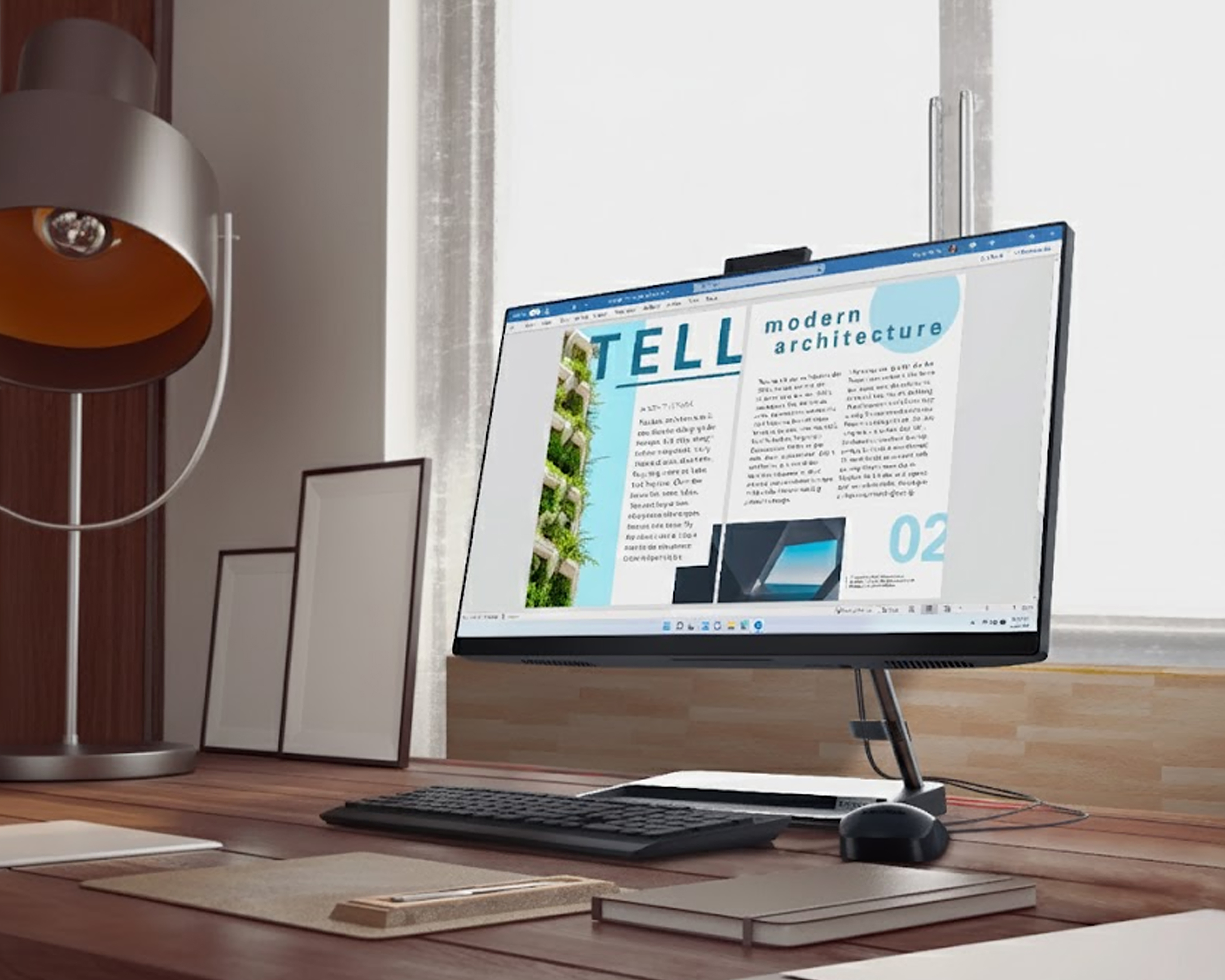 Foto 6 | Foto 6 | Computadora Lenovo Ideacentre AIO 3 23.8" Windows 11 Intel Celeron 8 GB RAM 256 GB SSD Negra