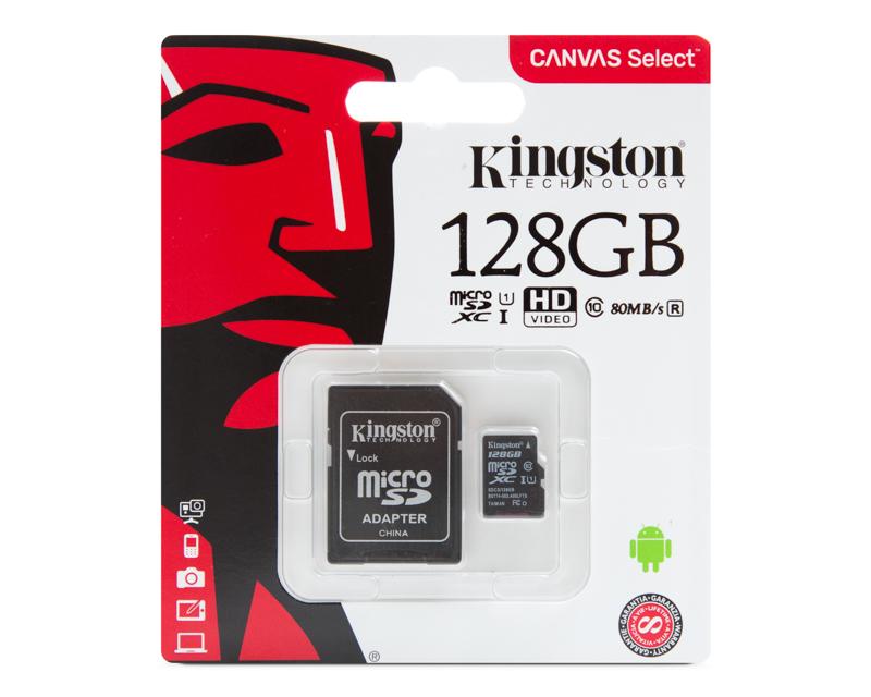Foto 1 | Foto 1 | Memoria MicroSD Kingston 128 GB Clase 10