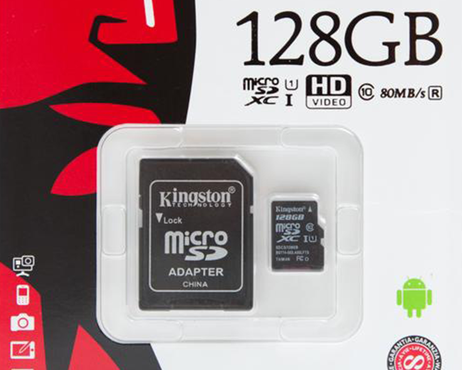 Foto 2 | Foto 2 | Memoria MicroSD Kingston 128 GB Clase 10