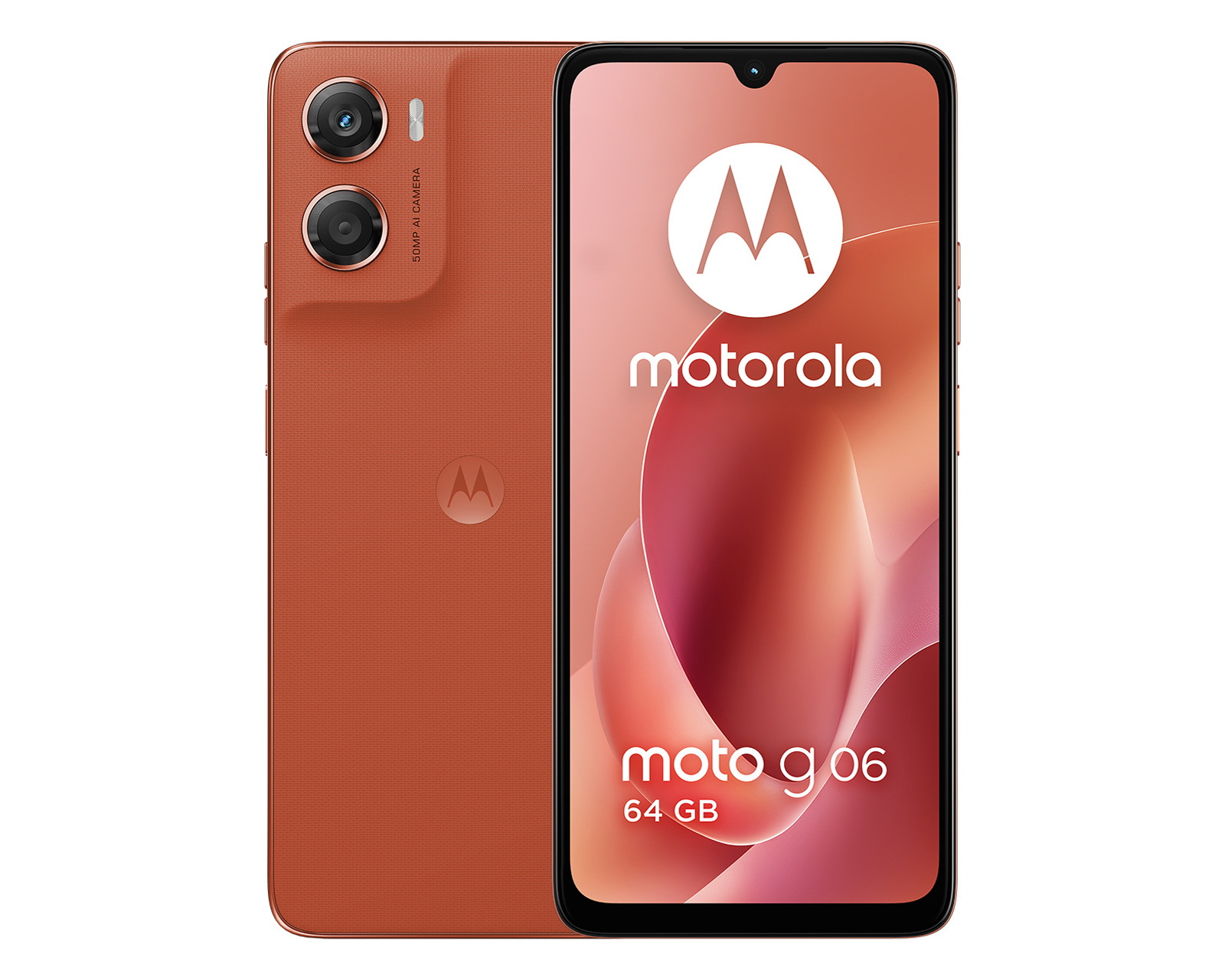 Telcel Motorola Moto G06 64 GB Anaranjado