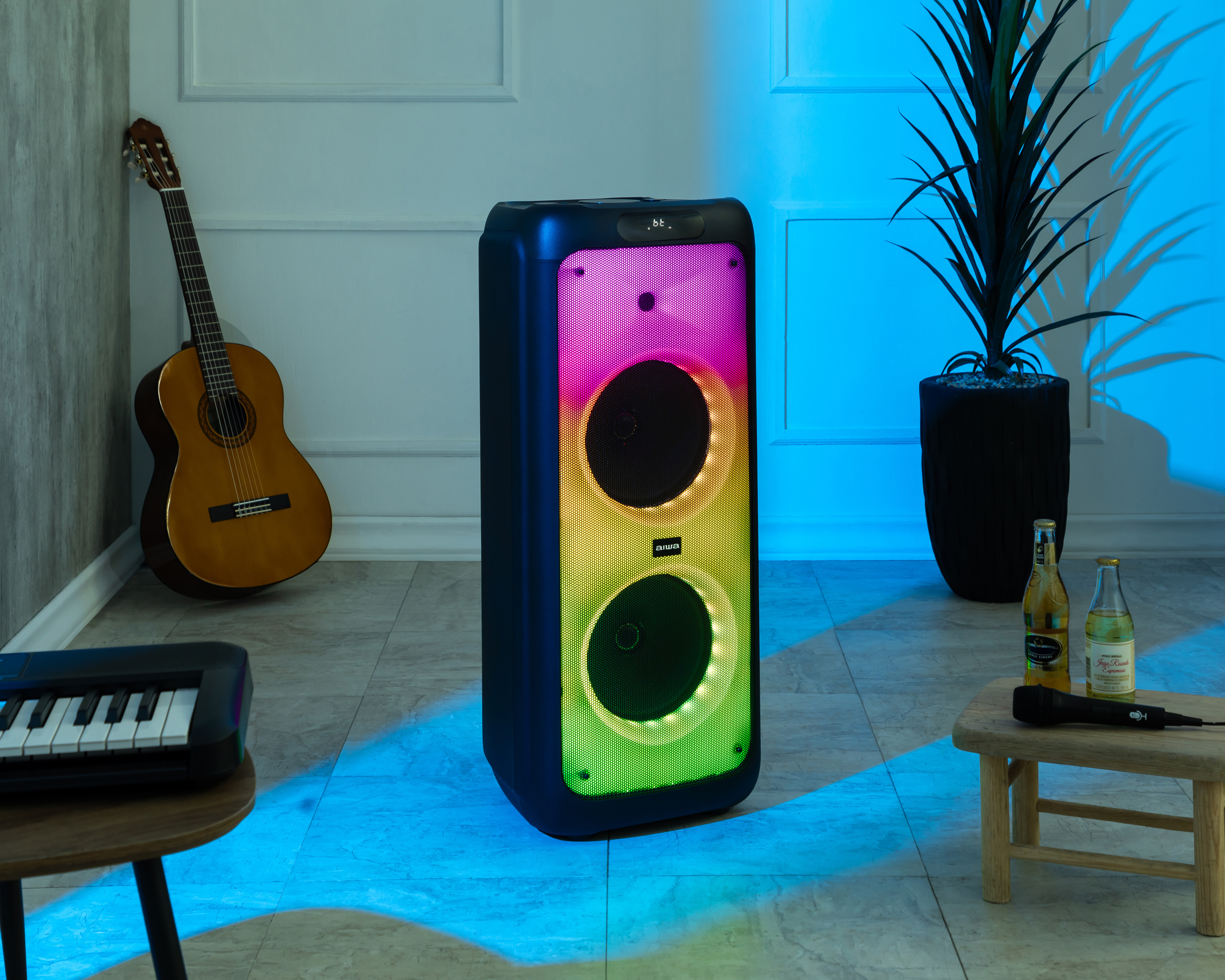 Foto 7 | Foto 7 | Bafle Bluetooth Portátil AIWA AWPOH2D con Micrófono