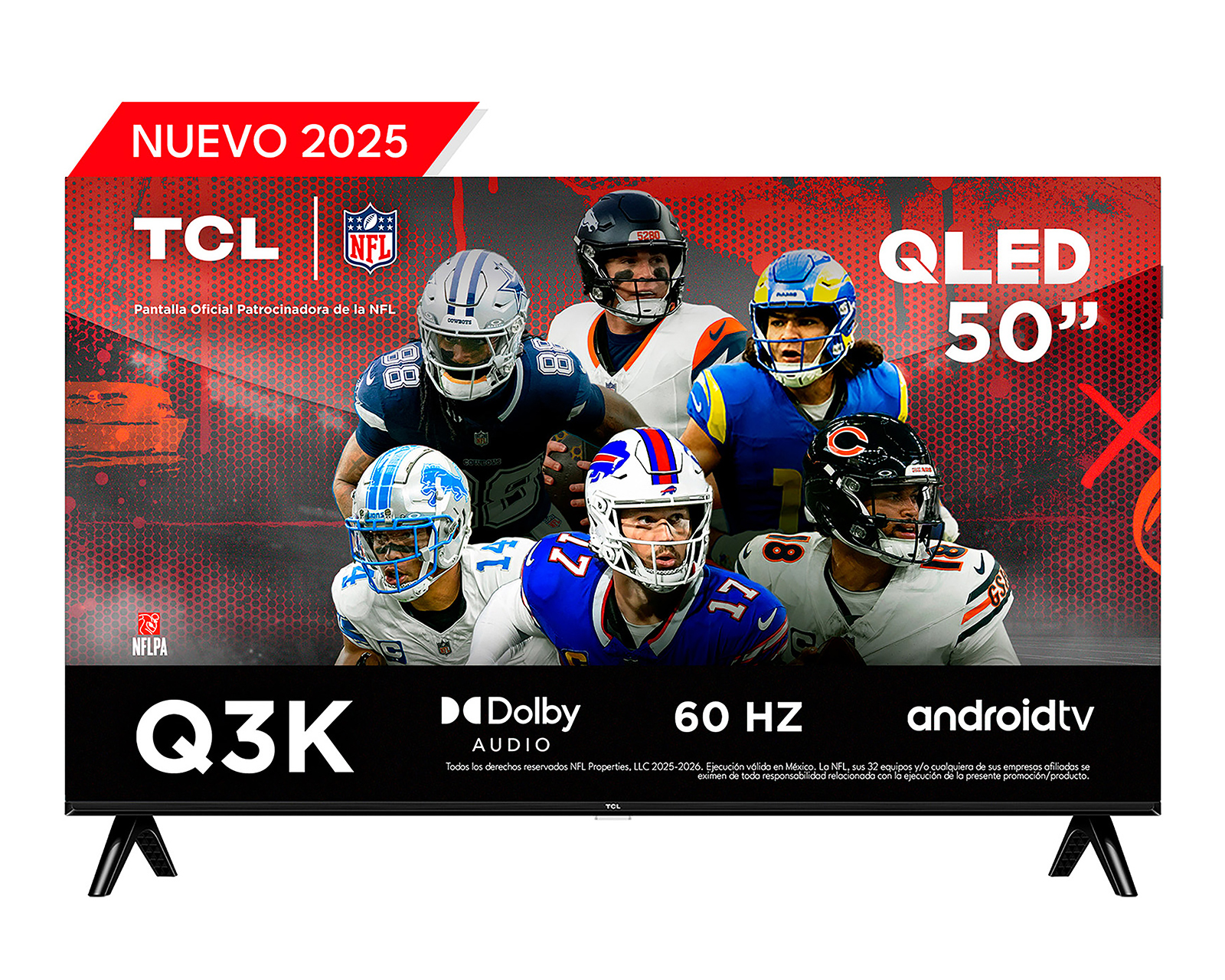Pantalla Smart TV TCL QLED 50 Pulgadas FHD 50Q3K