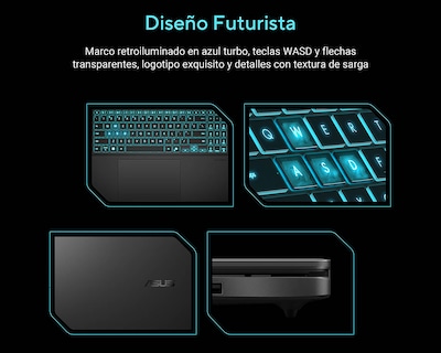 Foto 2 | Foto 2 | Laptop Gamer Asus V360VU-RP195W Gaming V16 16 Pulgadas NVIDIA RTX 4050 16 GB RAM 512 GB SSD Negra + Mochila y Mouse