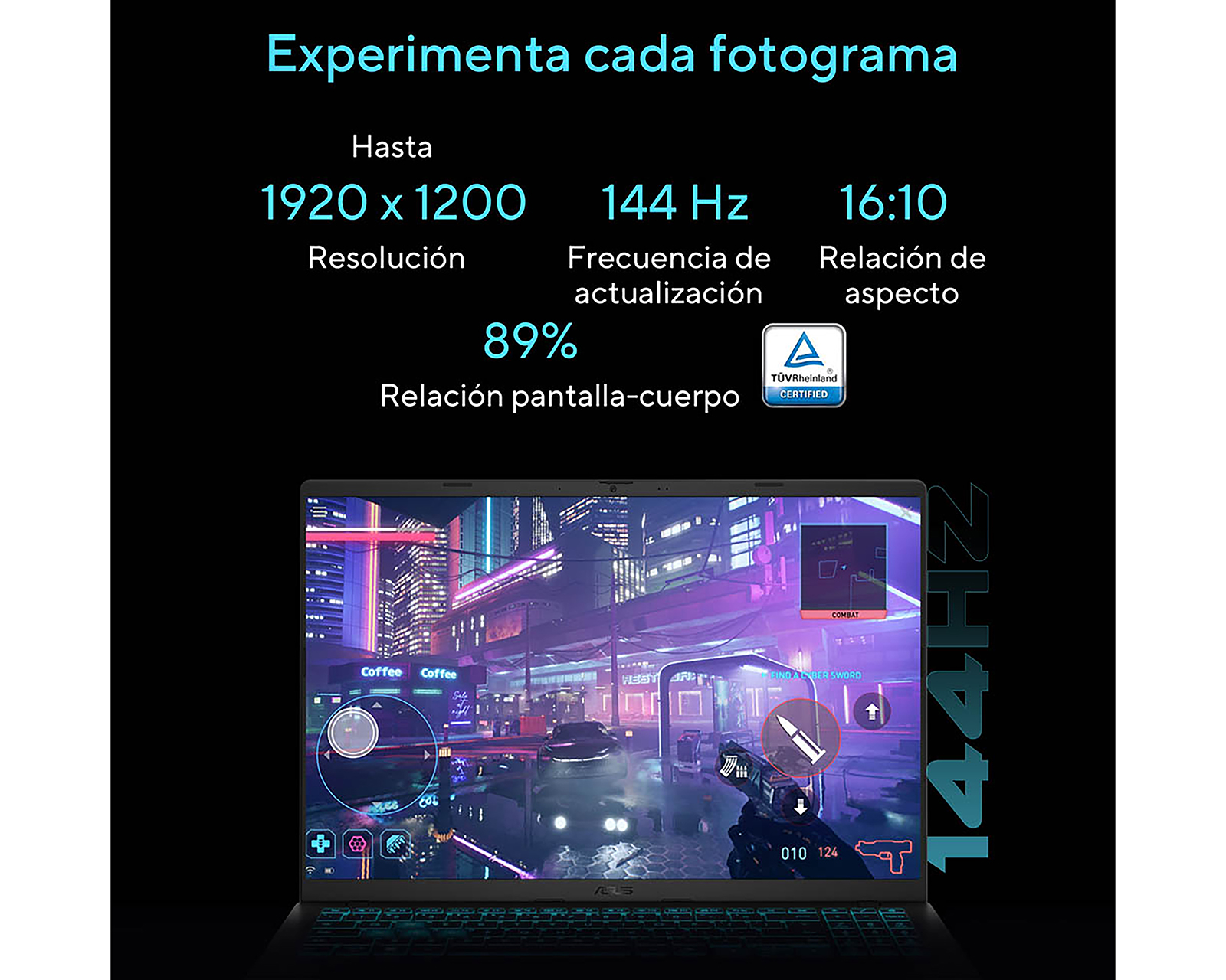 Foto 8 pulgar | Foto 7 | Laptop Gamer Asus V360VU-RP195W Gaming V16 16 Pulgadas NVIDIA RTX 4050 16 GB RAM 512 GB SSD Negra + Mochila y Mouse